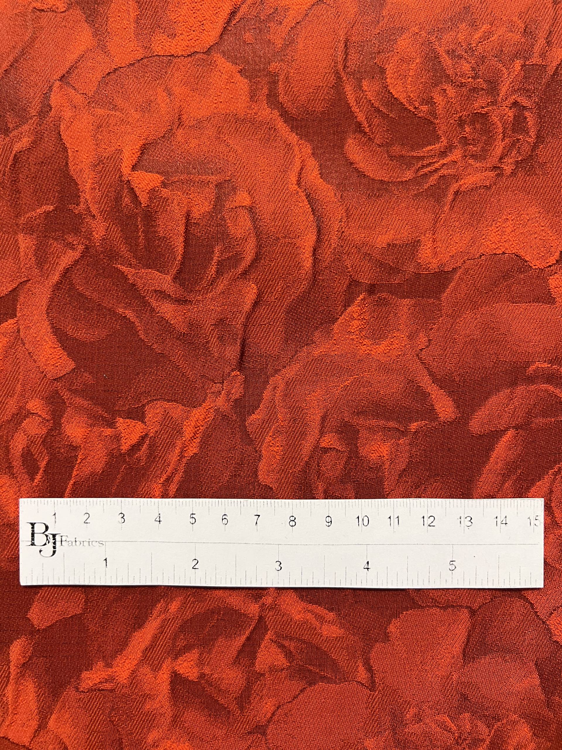 Polyester Matelassé Red