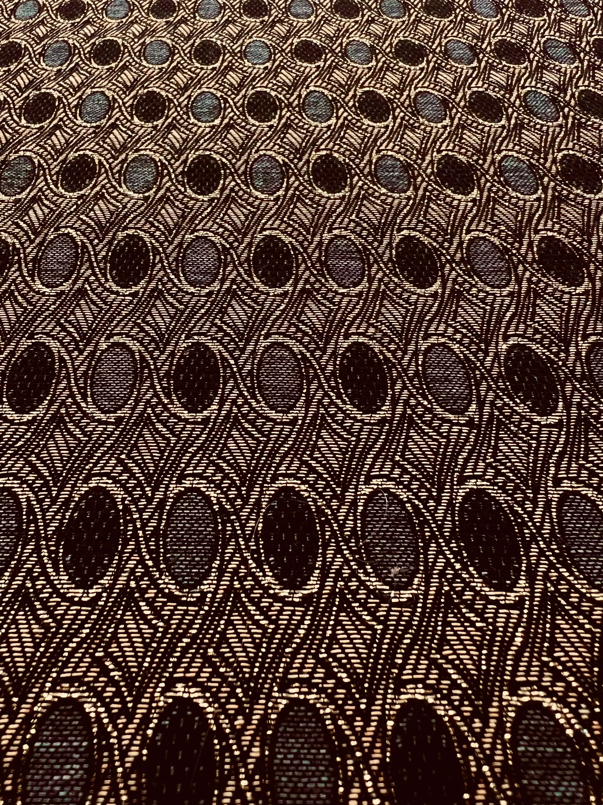 Stretch Geometric Brocade