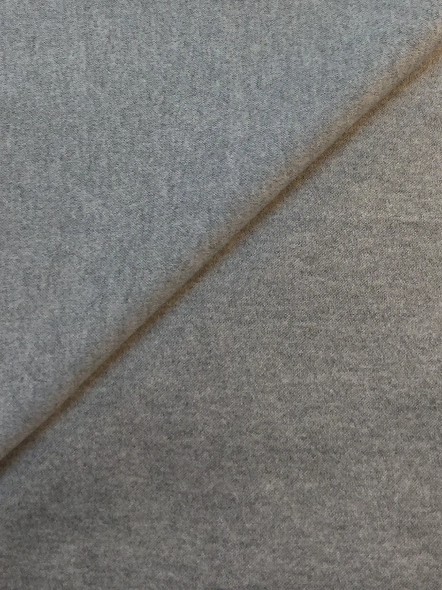 Felted Heavy Knit Sueded Velour in Grey