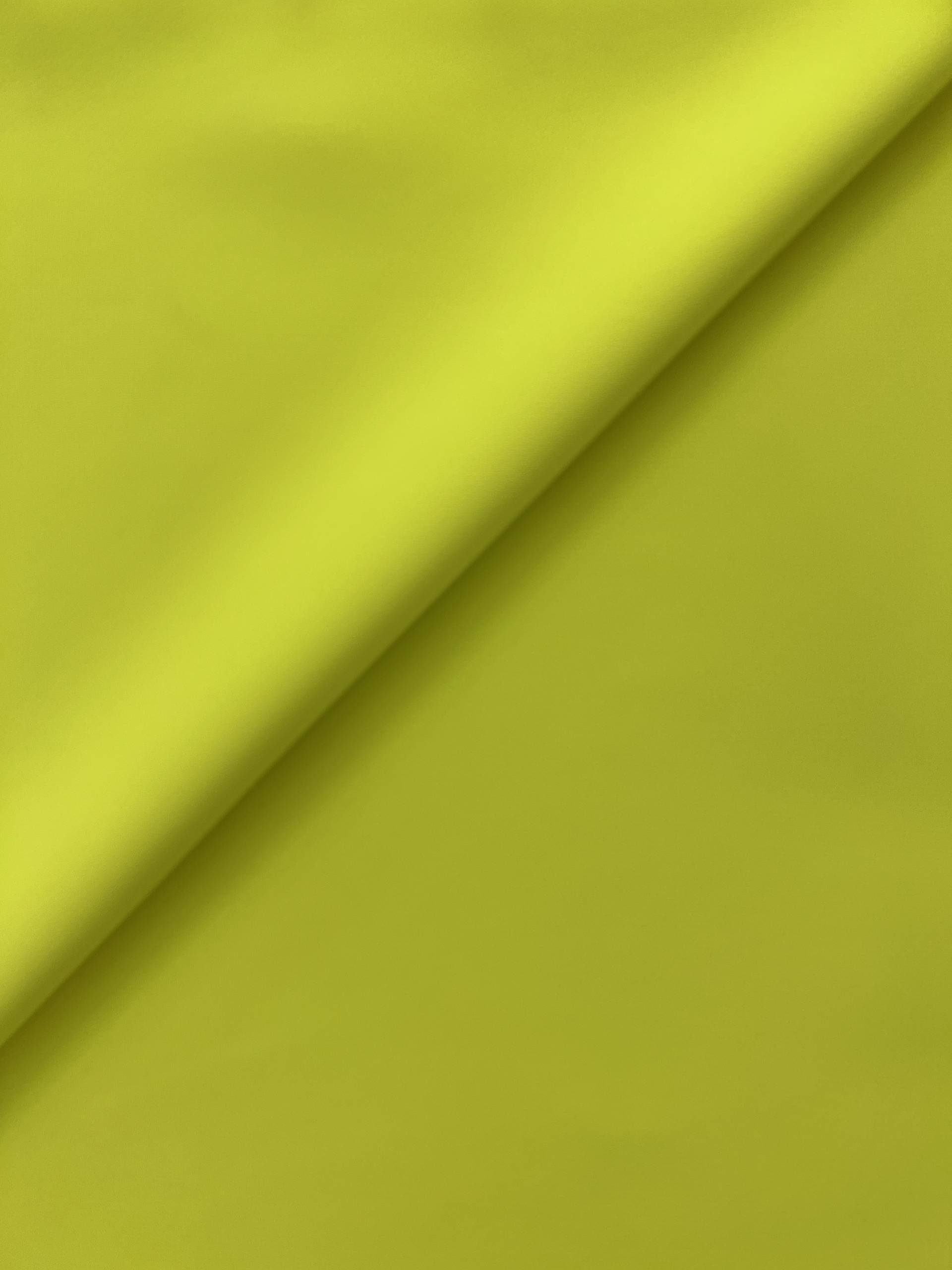 Polyester Stretch Crepe in Lemon