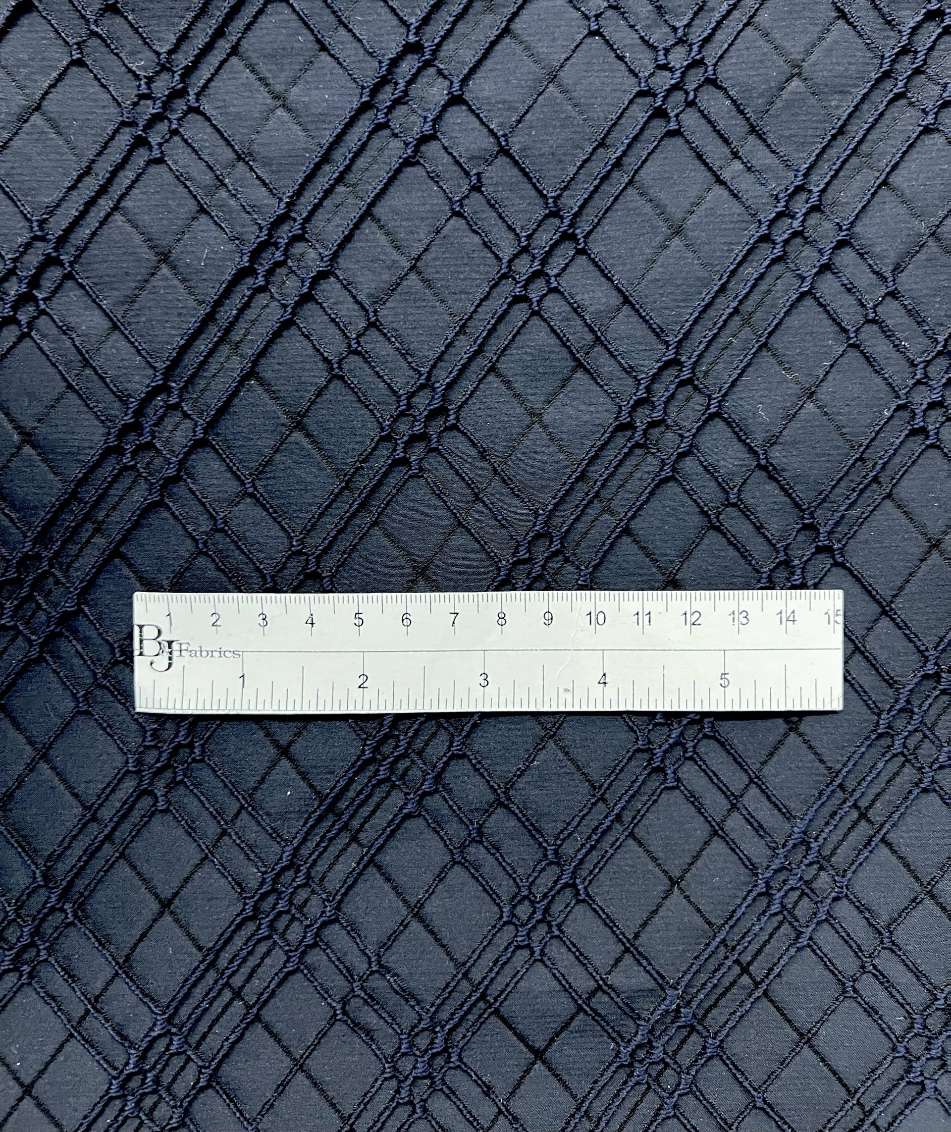Argyle Brocade in Navy