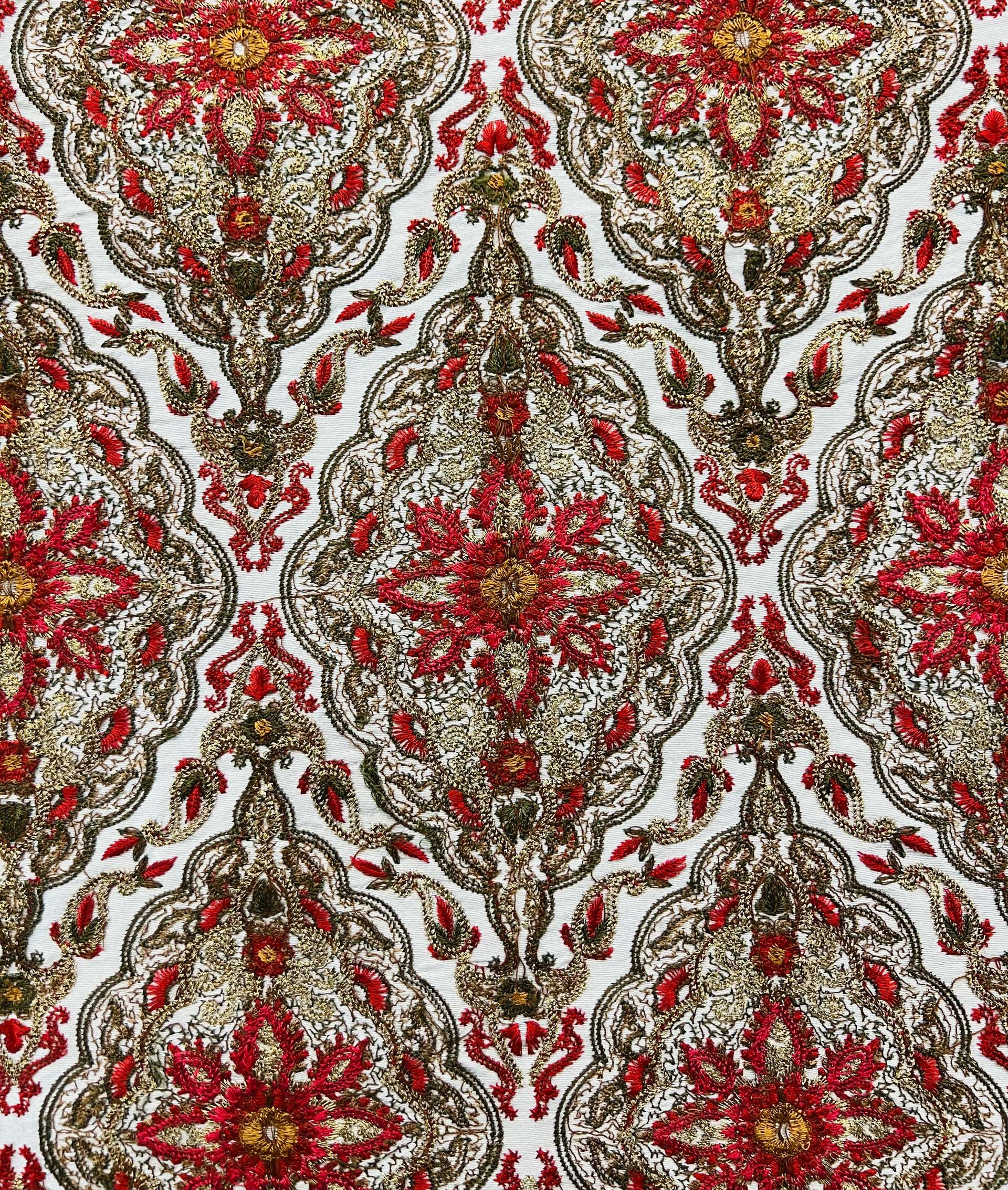 Embroidered Taffeta