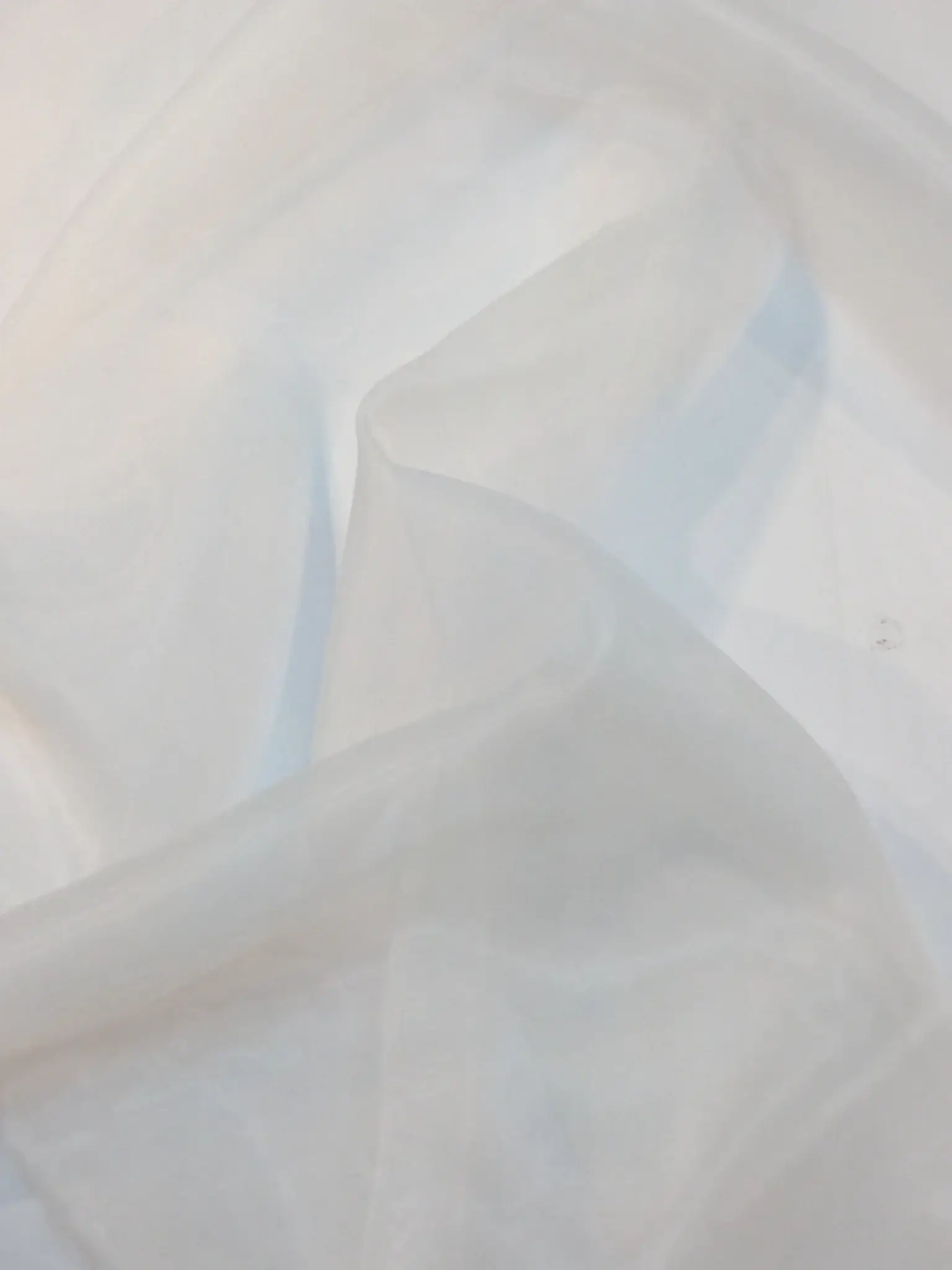 Polyester Organza in Diamond White