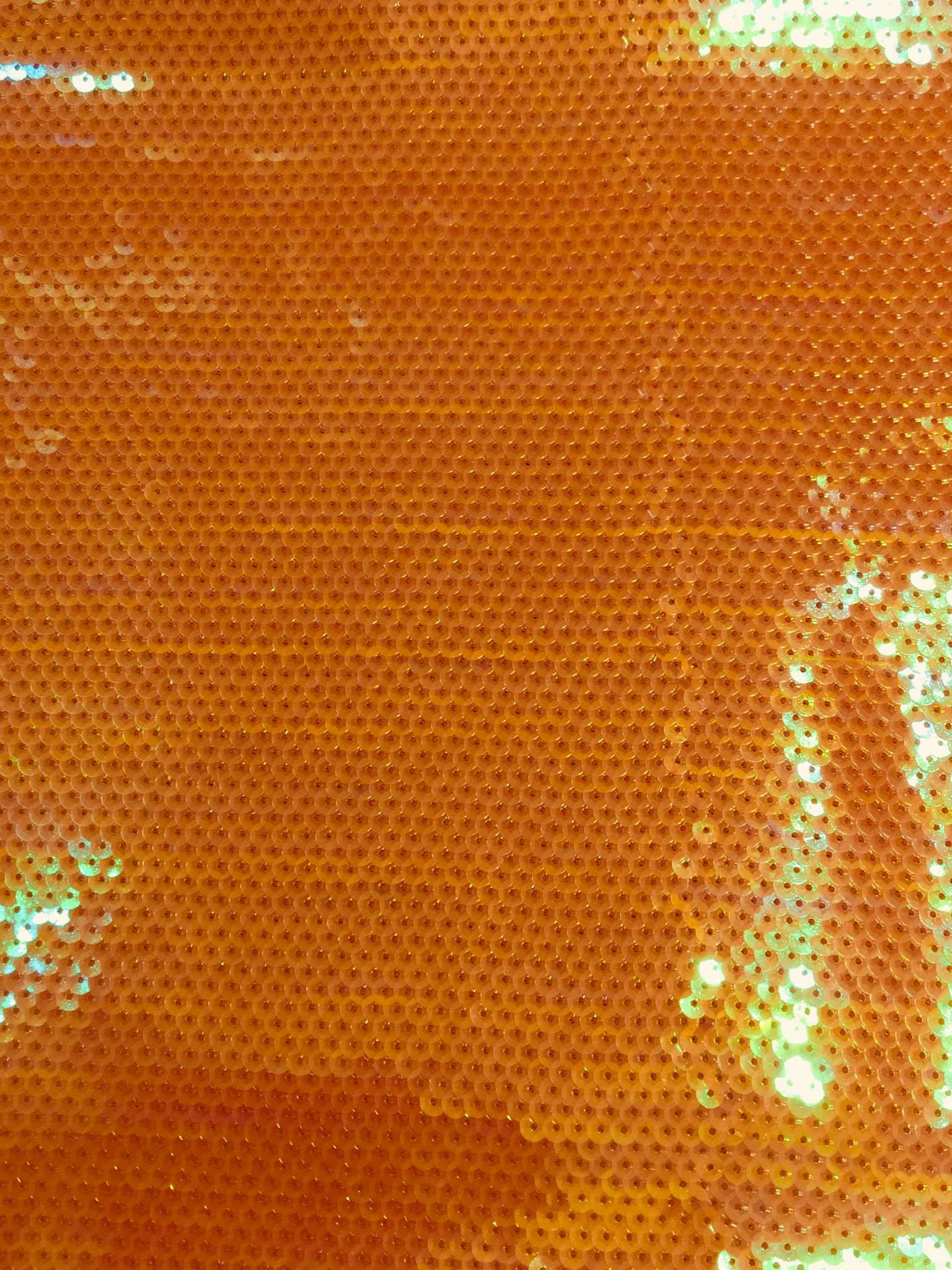 Fish Scale Sequins on Tulle in Opalescence Mango