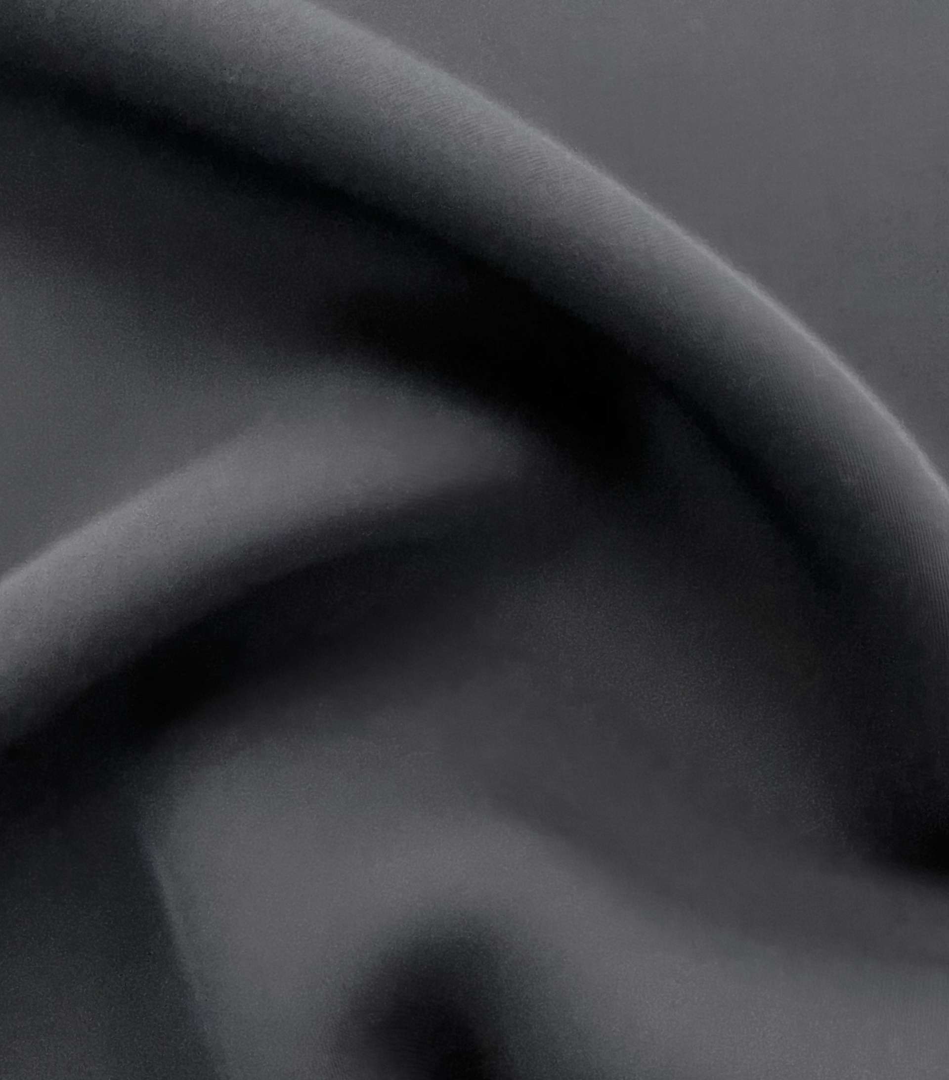 Silk Crepé de Chine in Dark Grey