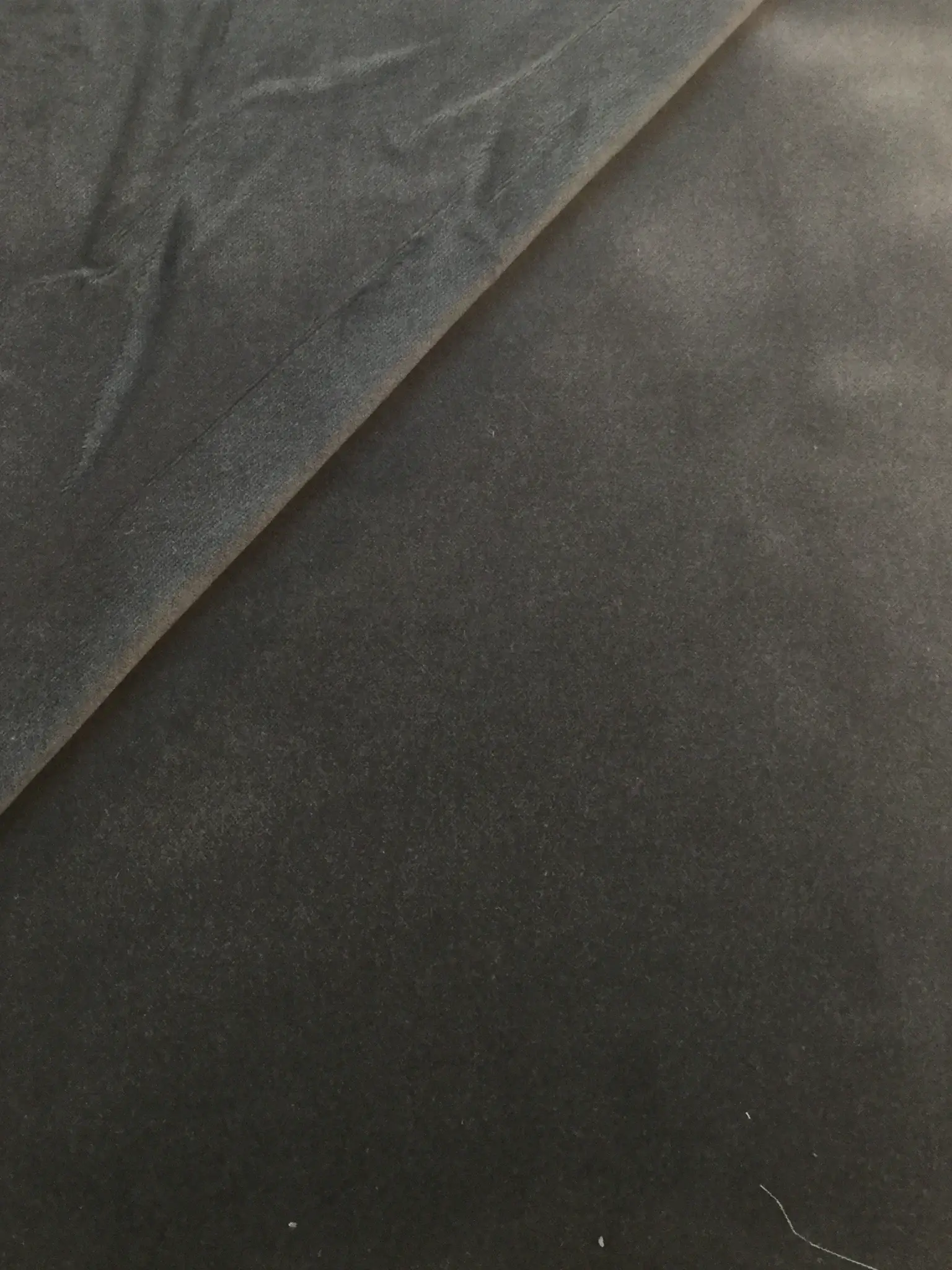 Pure Cotton Velvet in Gunmetal