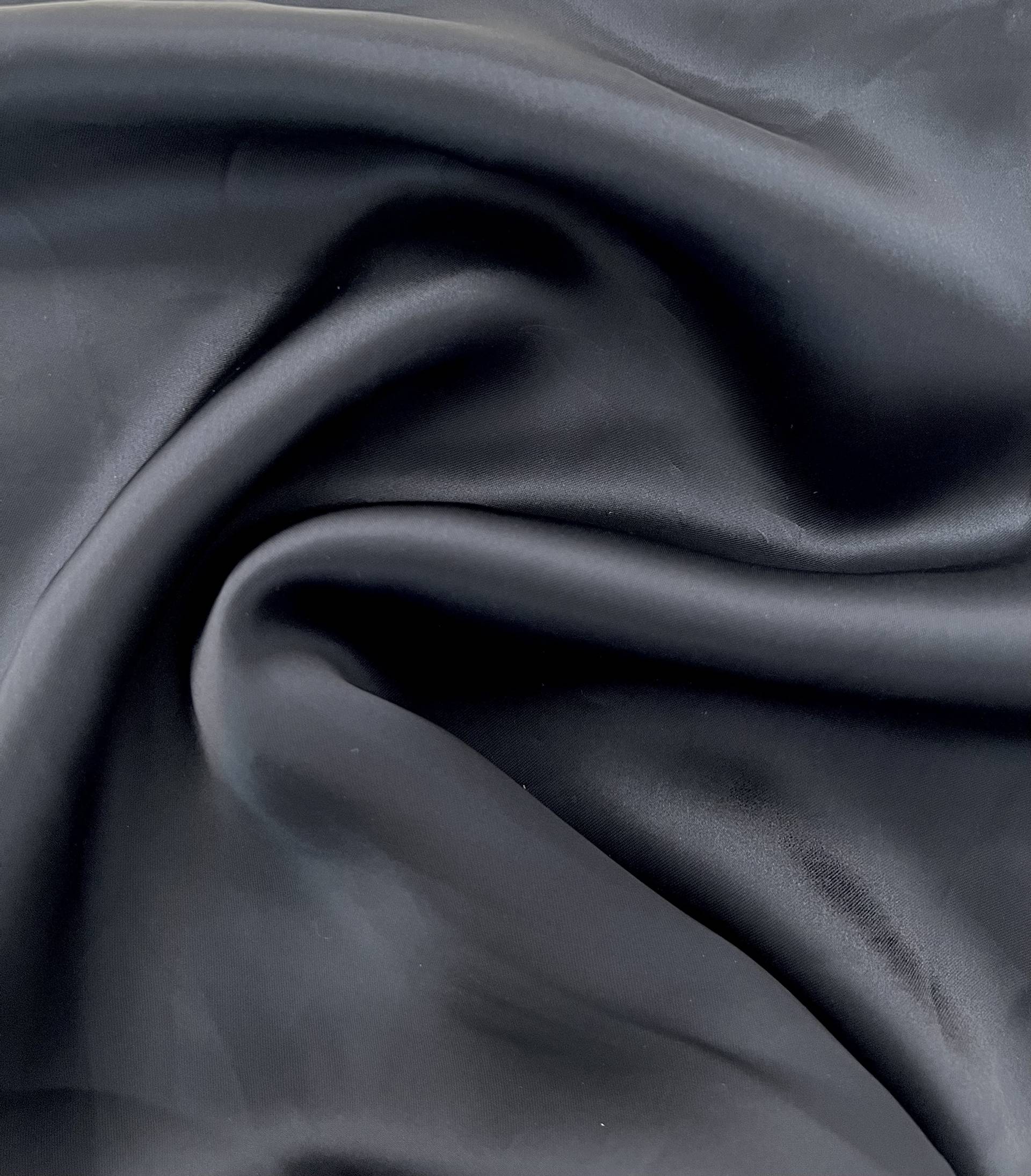 Rayon Double Faced Charmeuse in Midnight