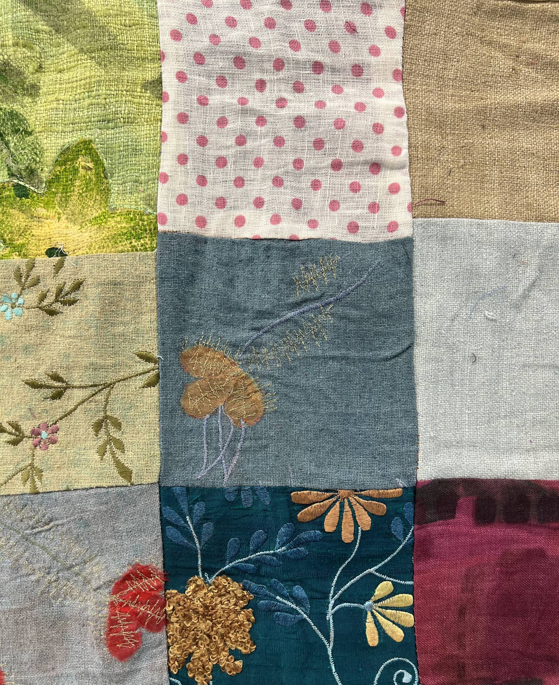 Silk & Mixed Medium Patchwork
