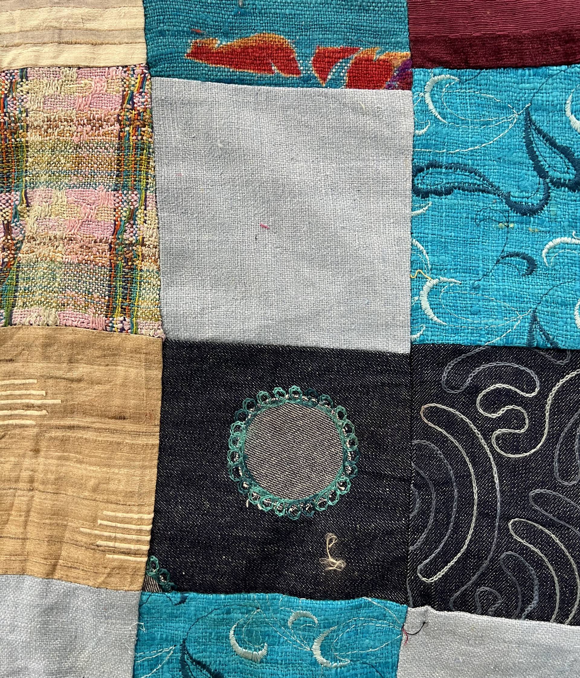 Silk & Mixed Medium Patchwork