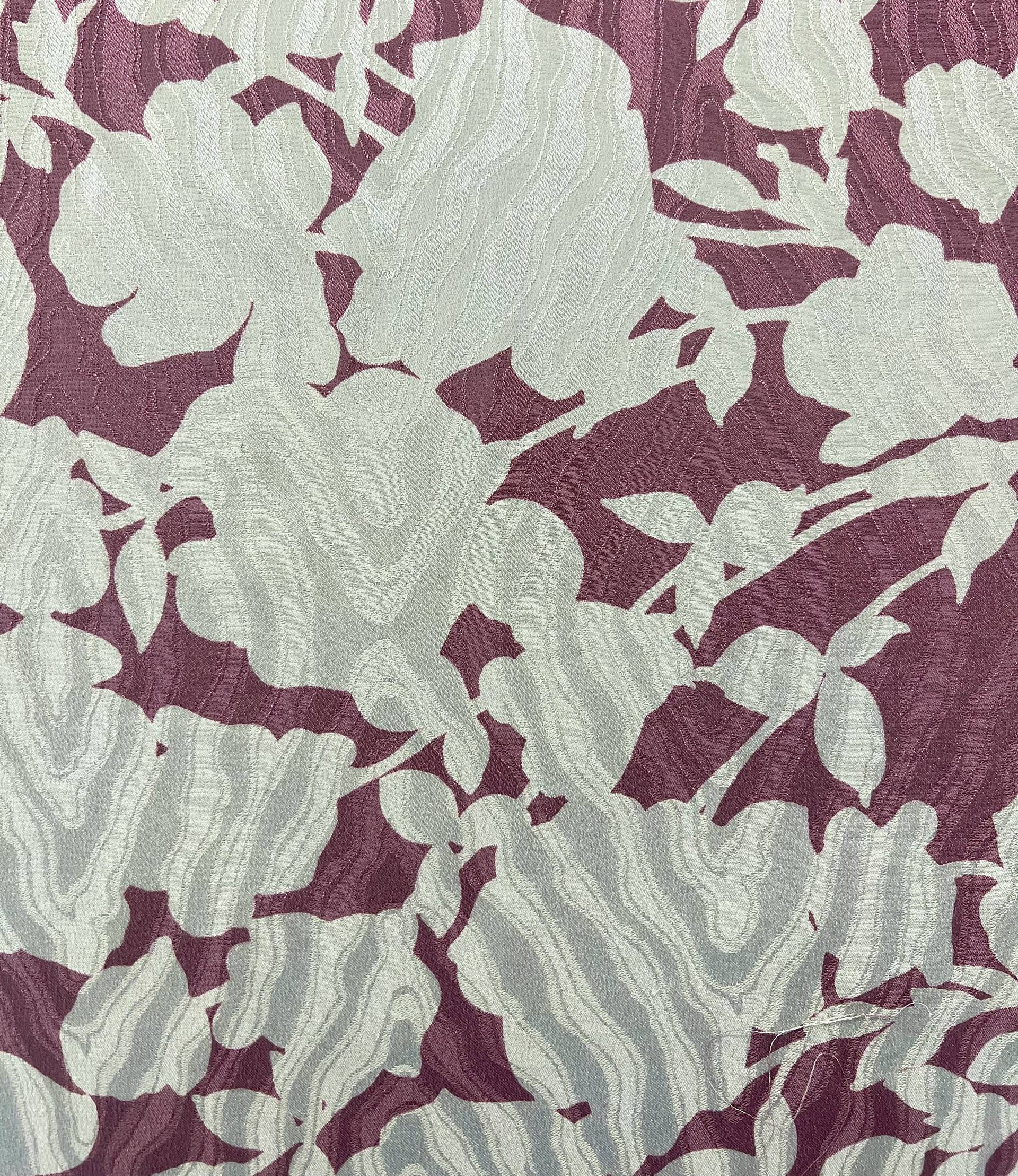 Silk Floral Printed jacquard