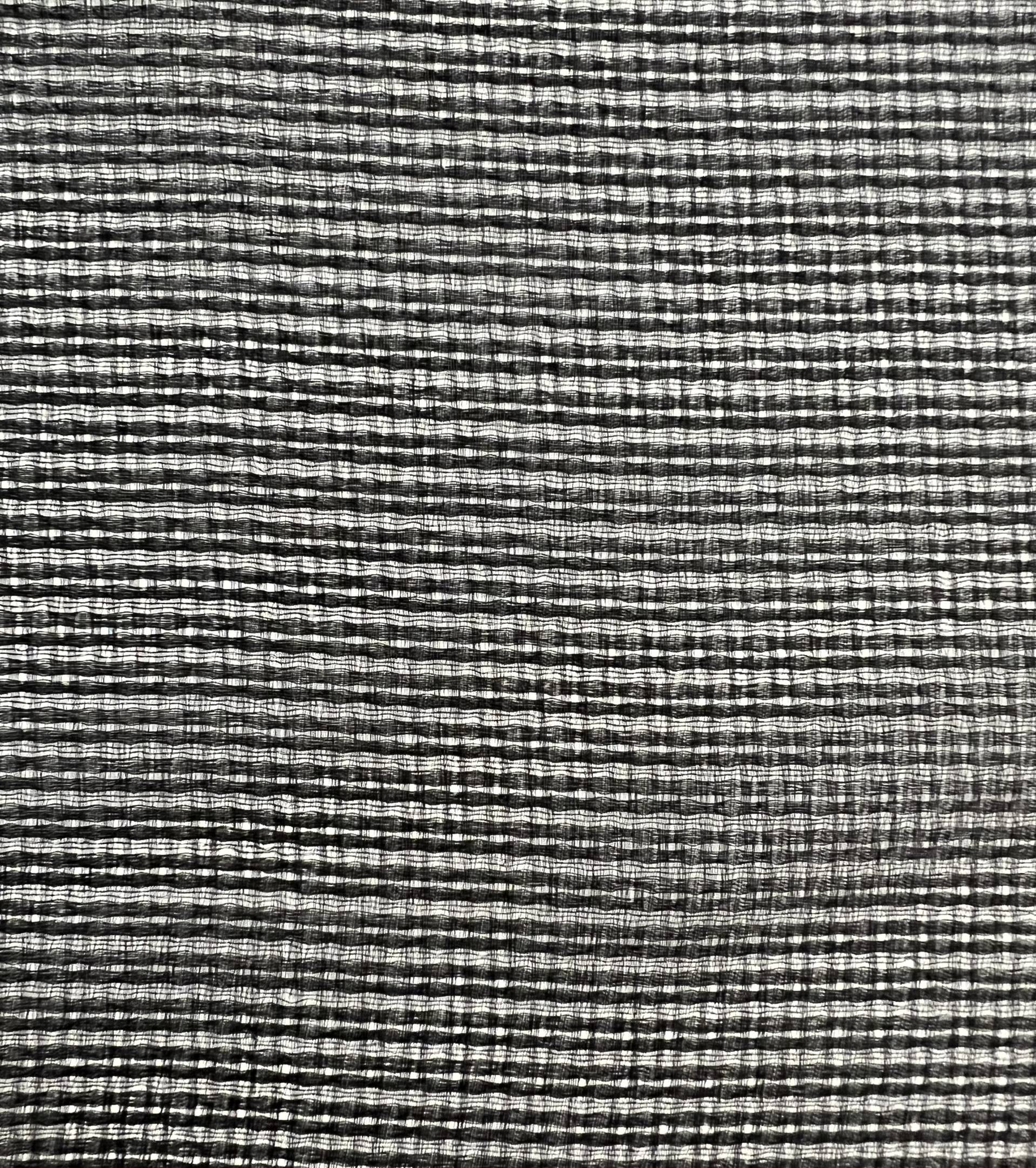 Pure Silk Marqusetté in Black