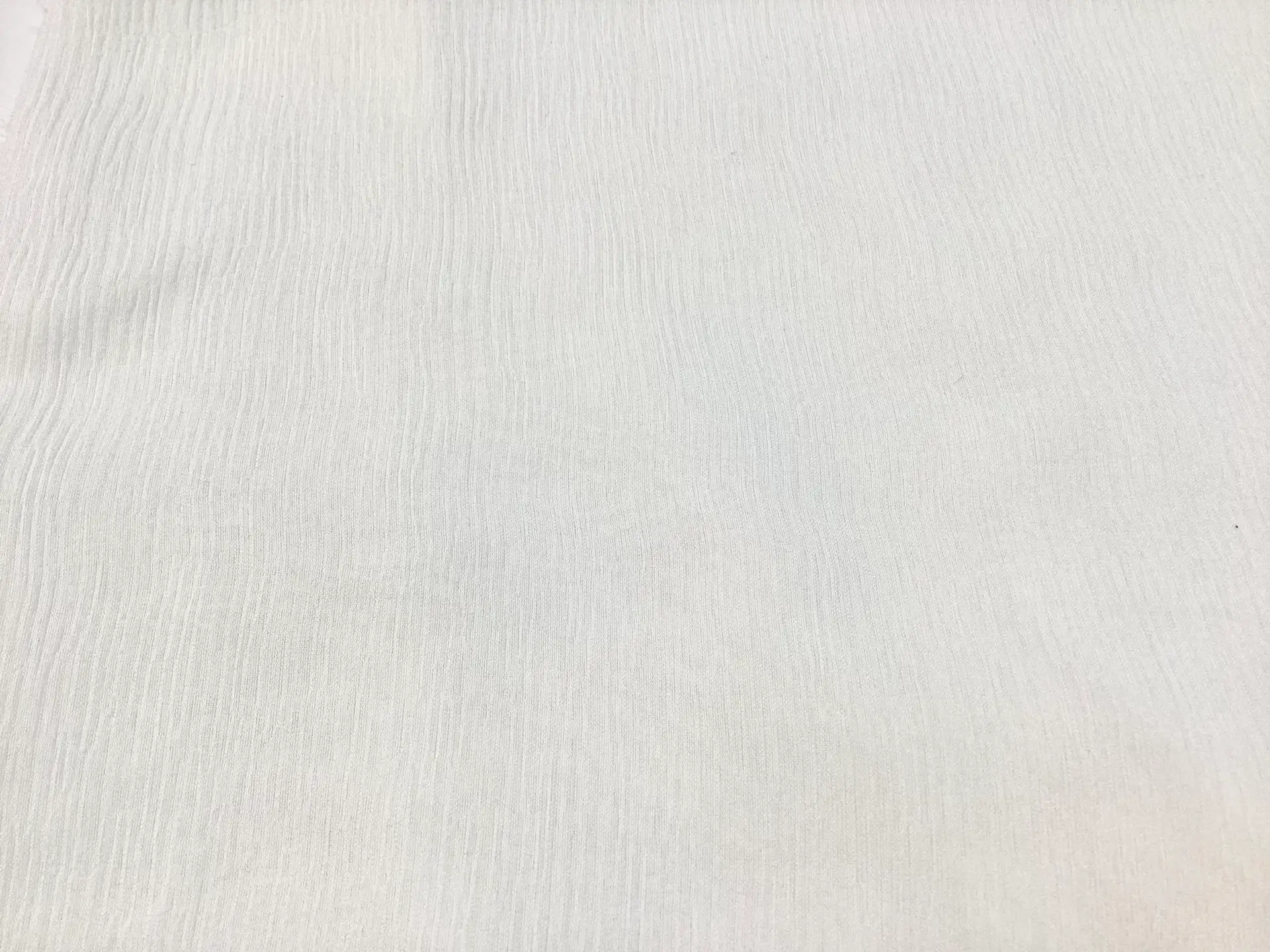 Italian Silk Viscose Crinkle Georgette in Off White
