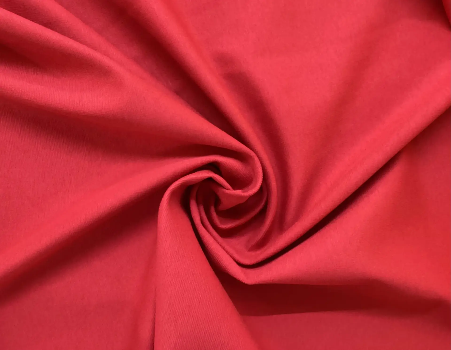 Cotton & Rayon Ponte Double Knit in Fire Hydrant