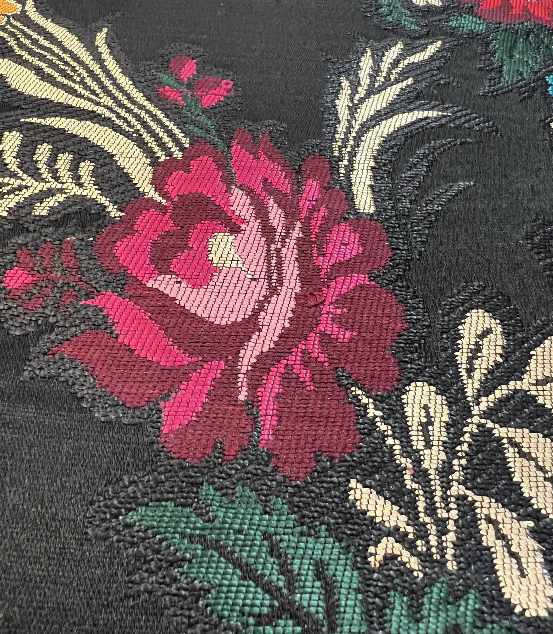 Handloom Brocade in Black