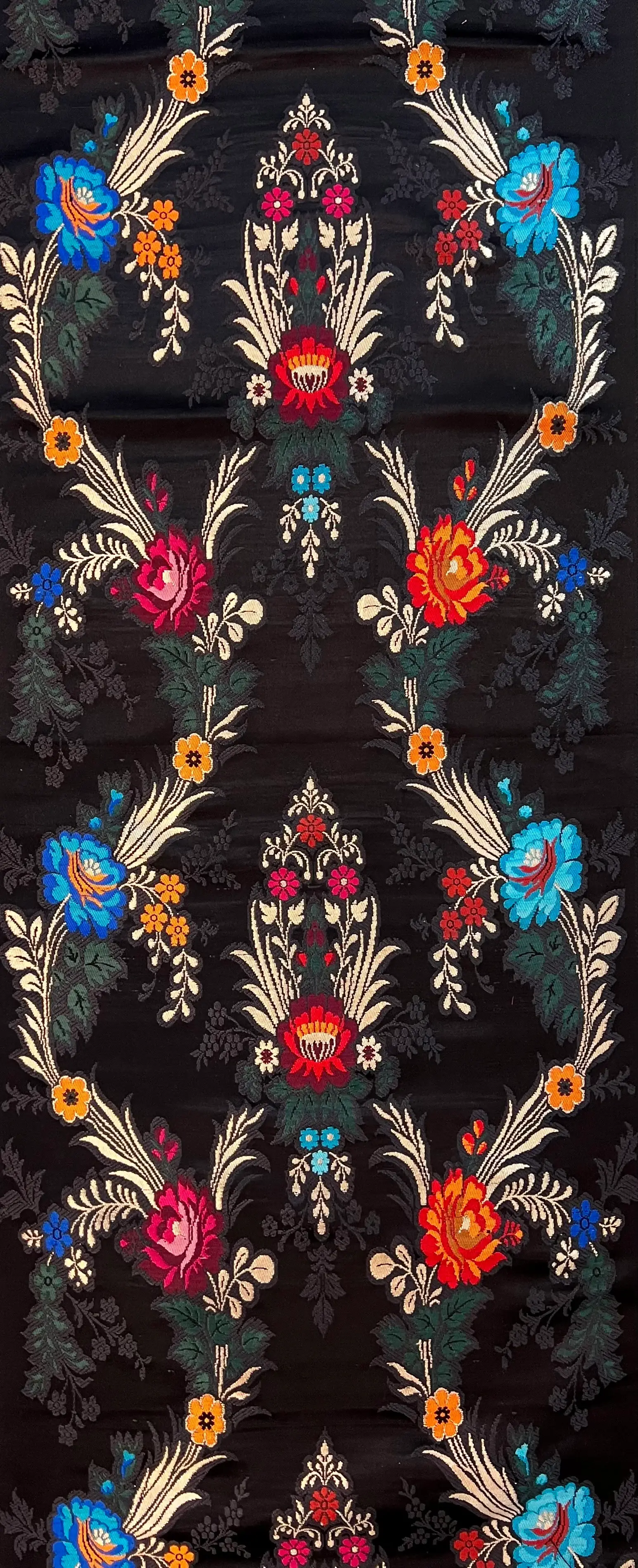 Handloom Brocade in Black