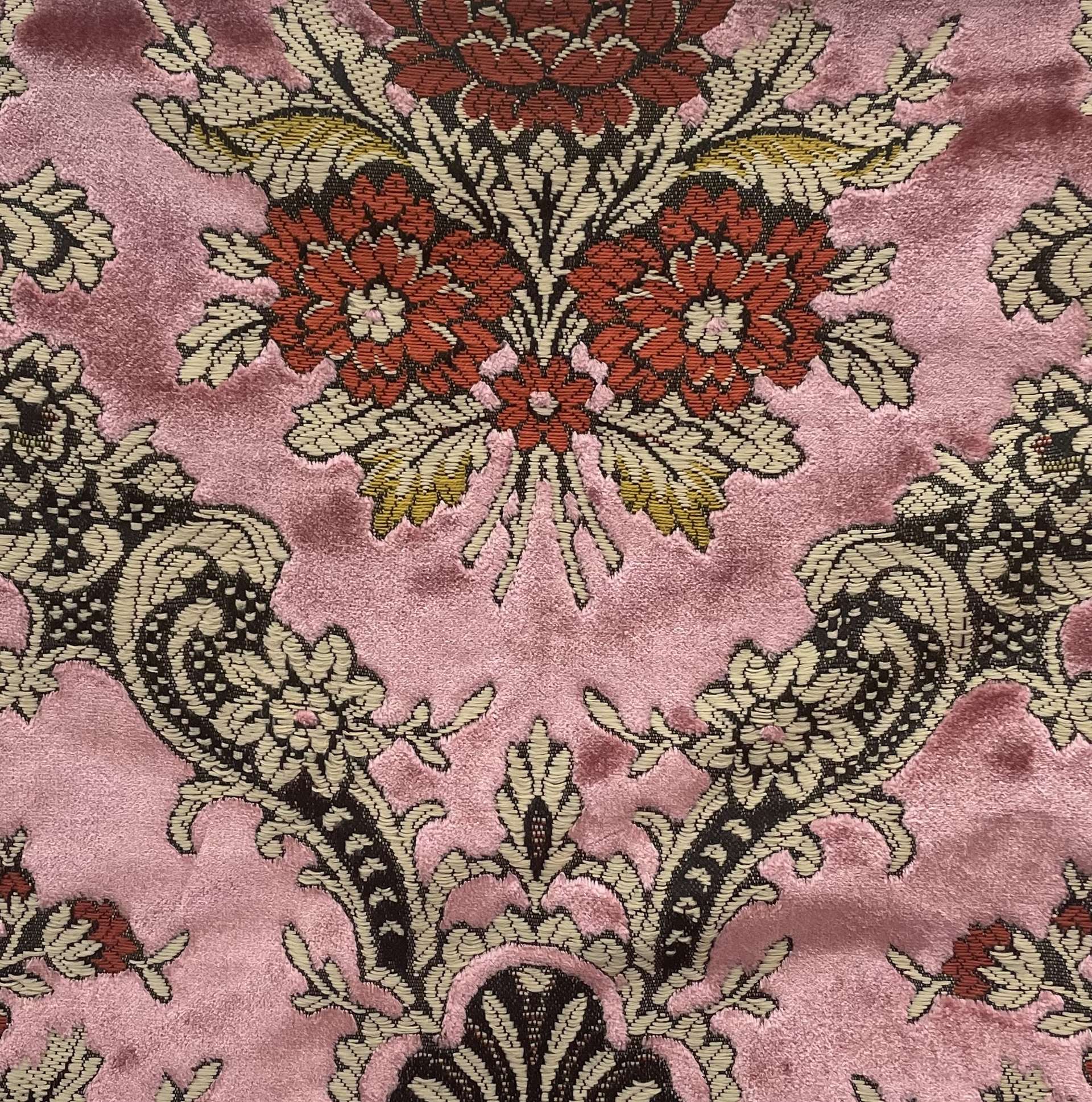 Made in Italy Cotton/Rayon/Polyester Cut Velvet