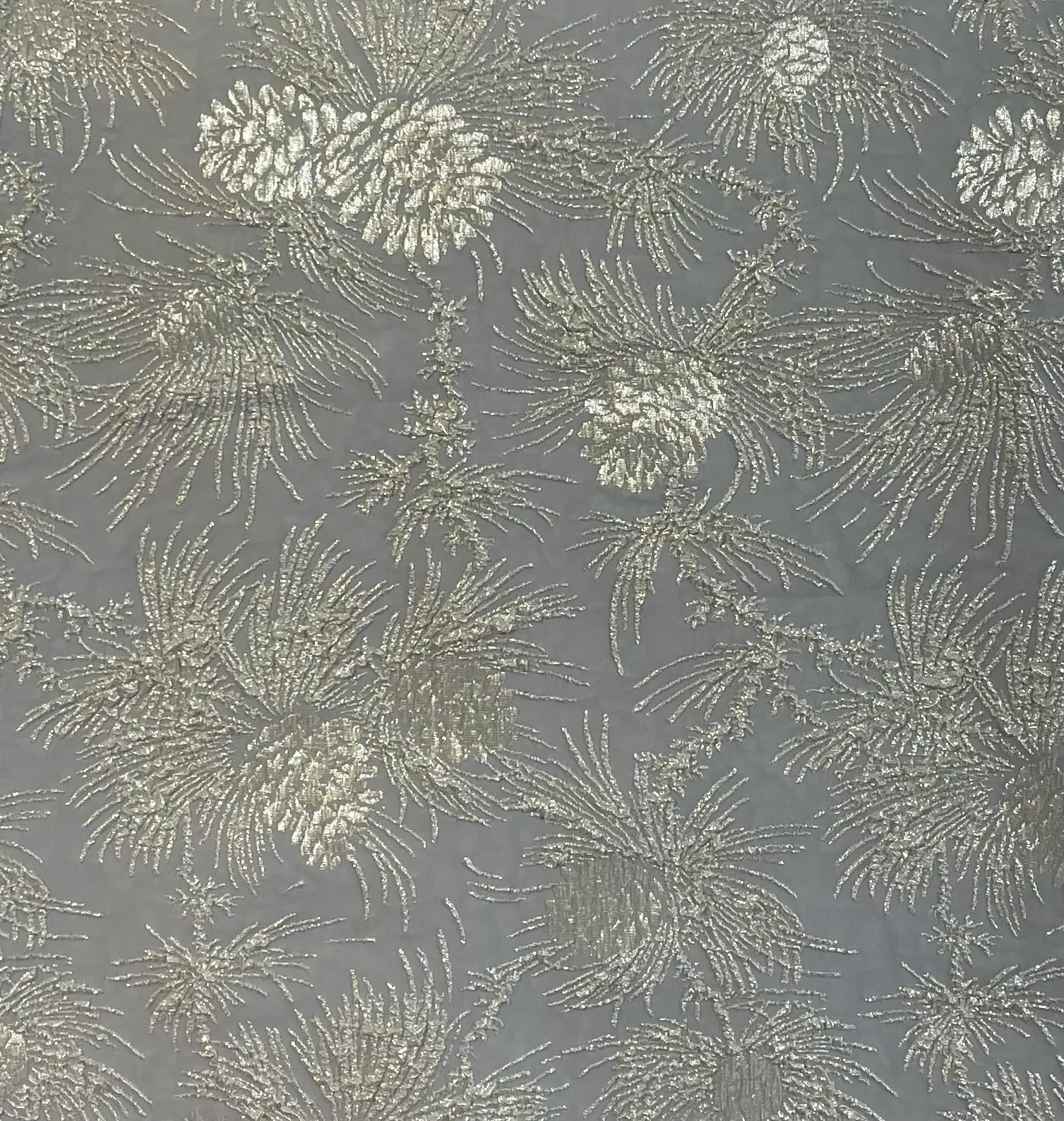 Made in France Stretch Metallic Brocade