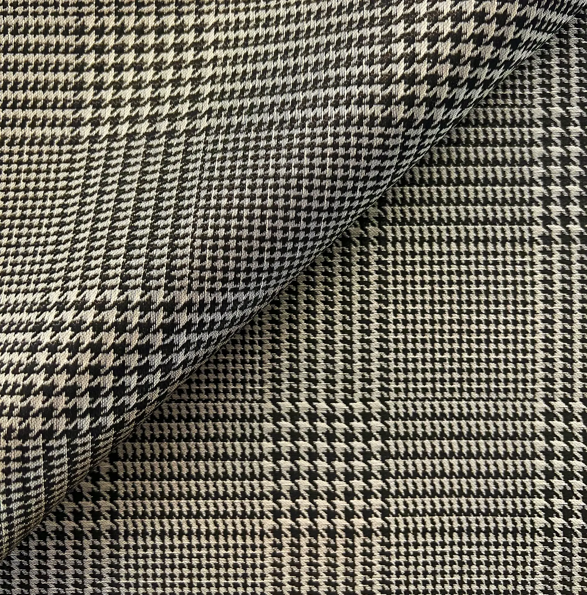 Silk Brocade Plaid Glen Plaid