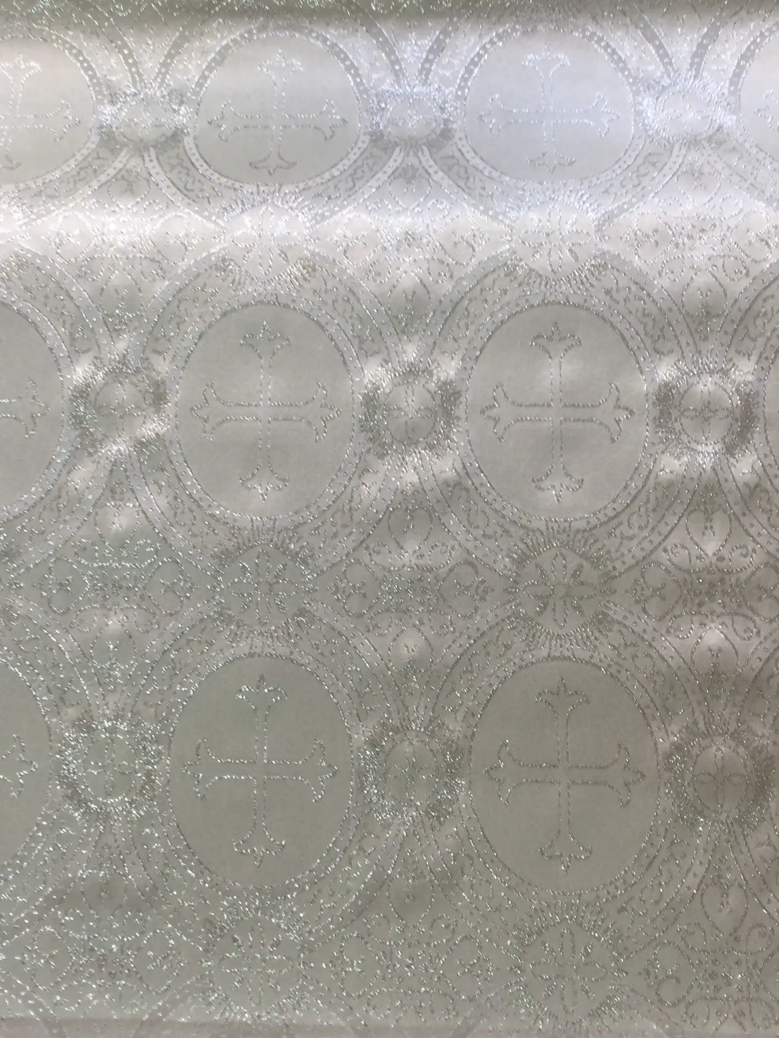 Poly Acetate Metallic Brocade