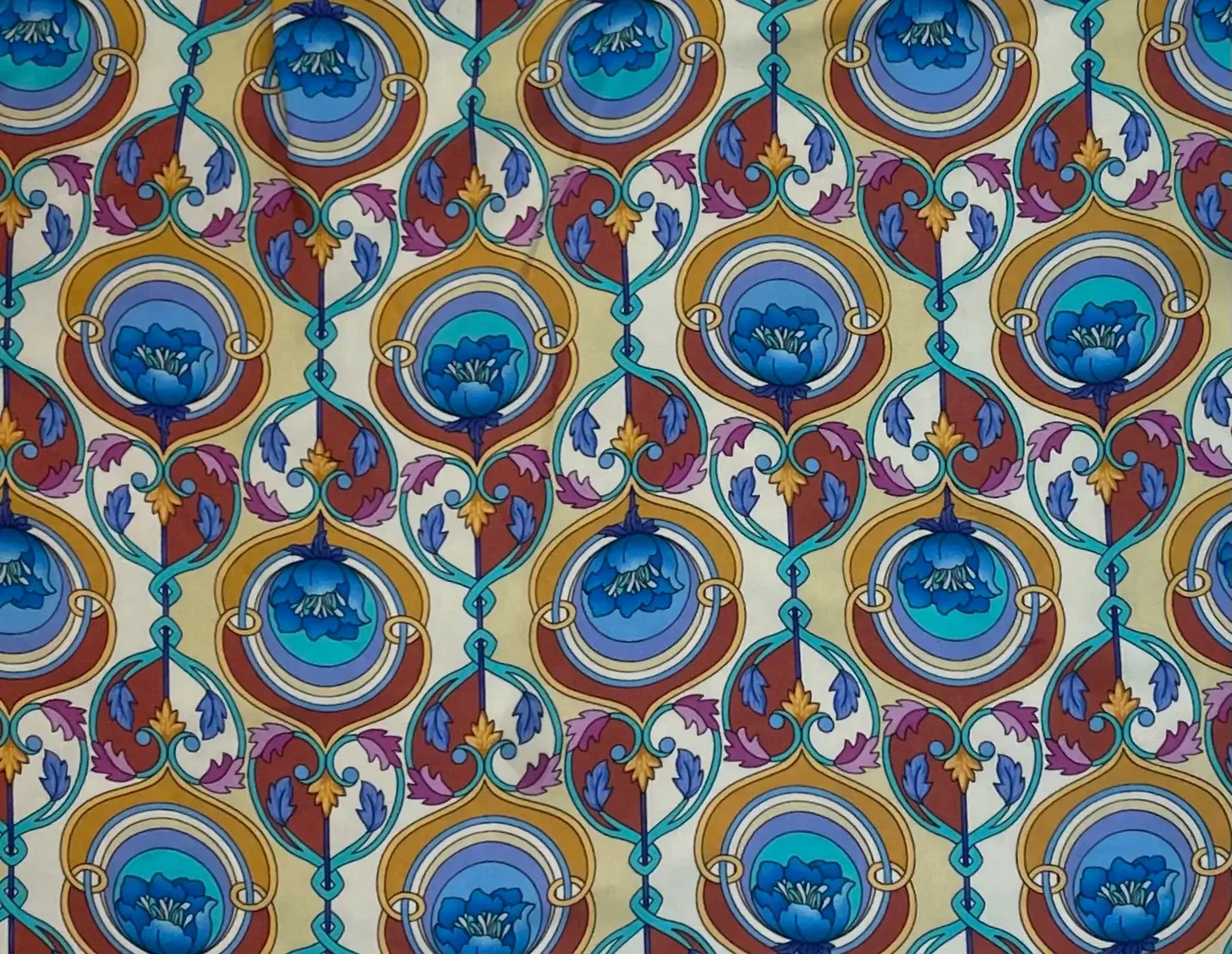 Made in Italy 100% Viscose Sateen Challis Print