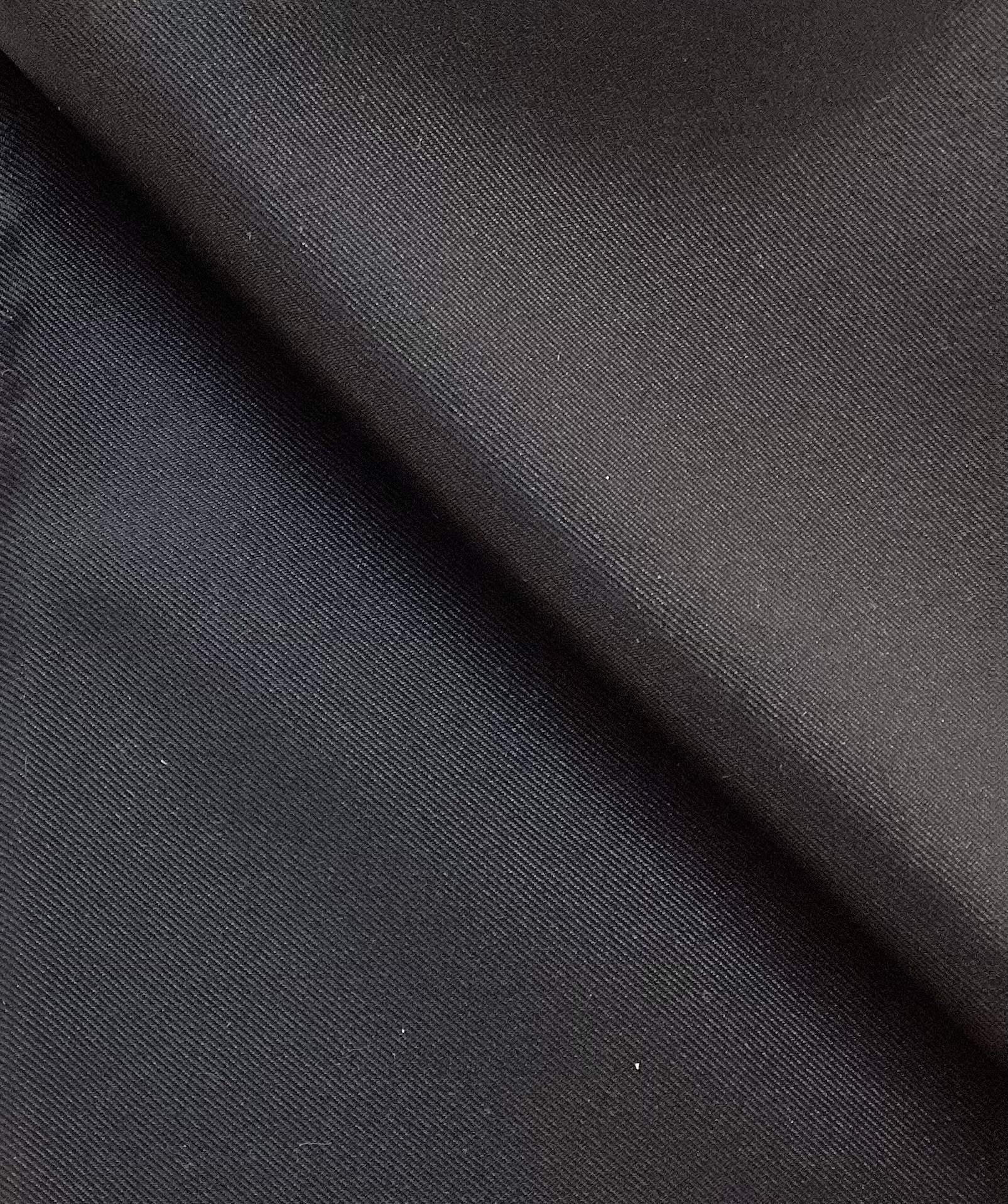 Silk Twill Water Repellent In Black