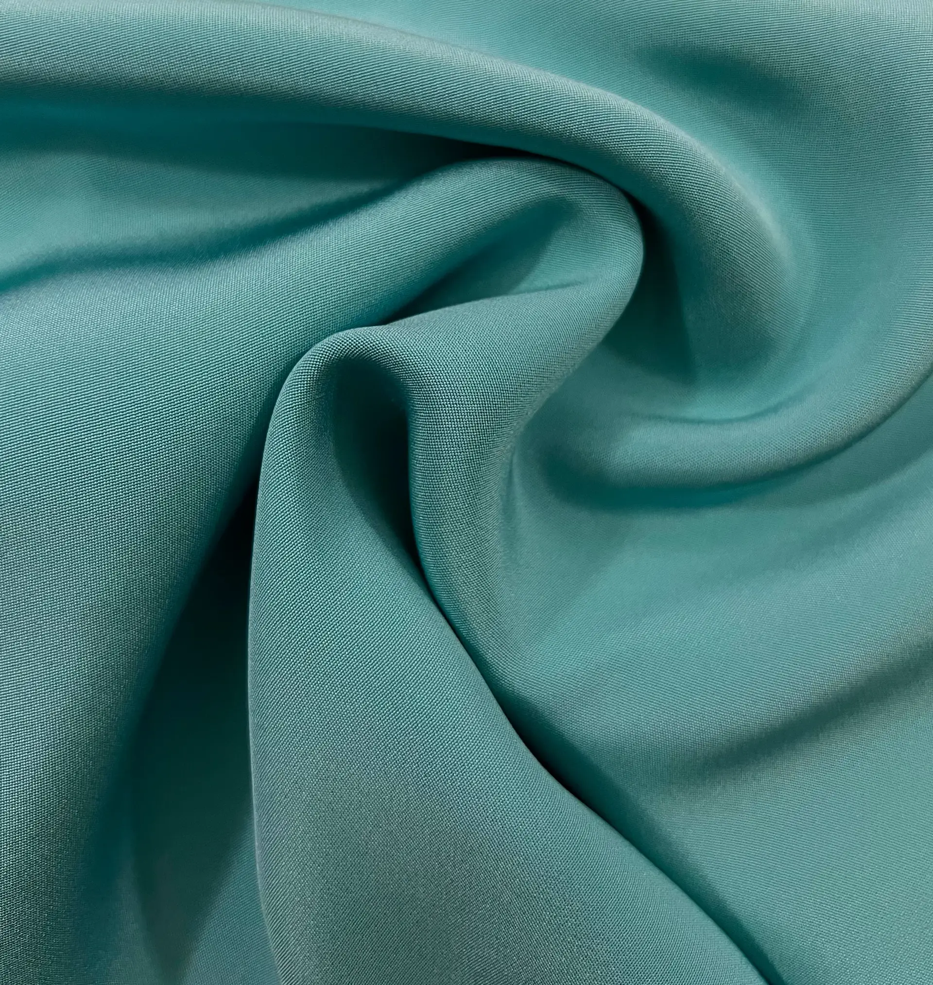 100% 4 Ply Silk Crepe in Dark Cyan