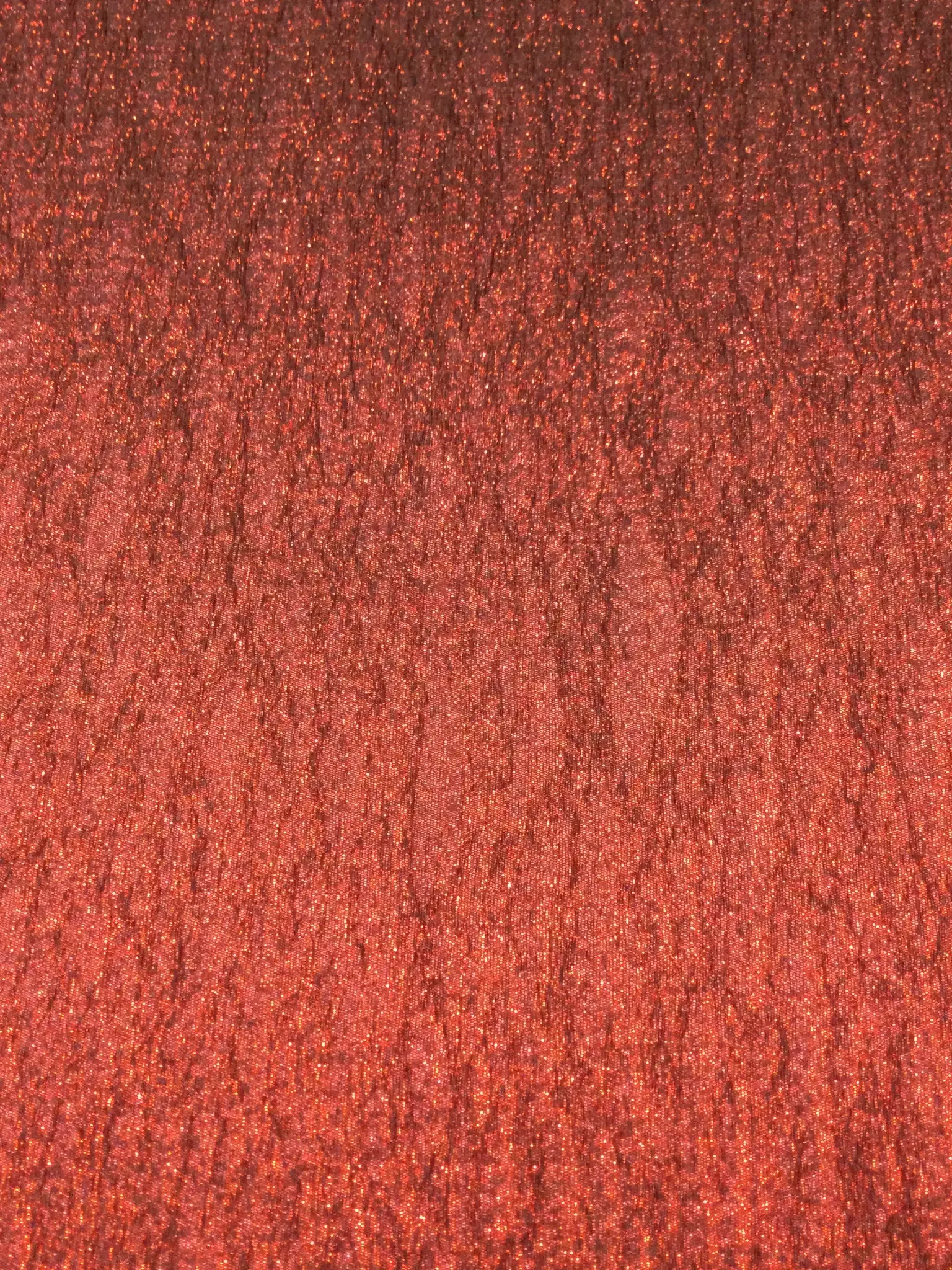 Crinkled Lame' in Red
