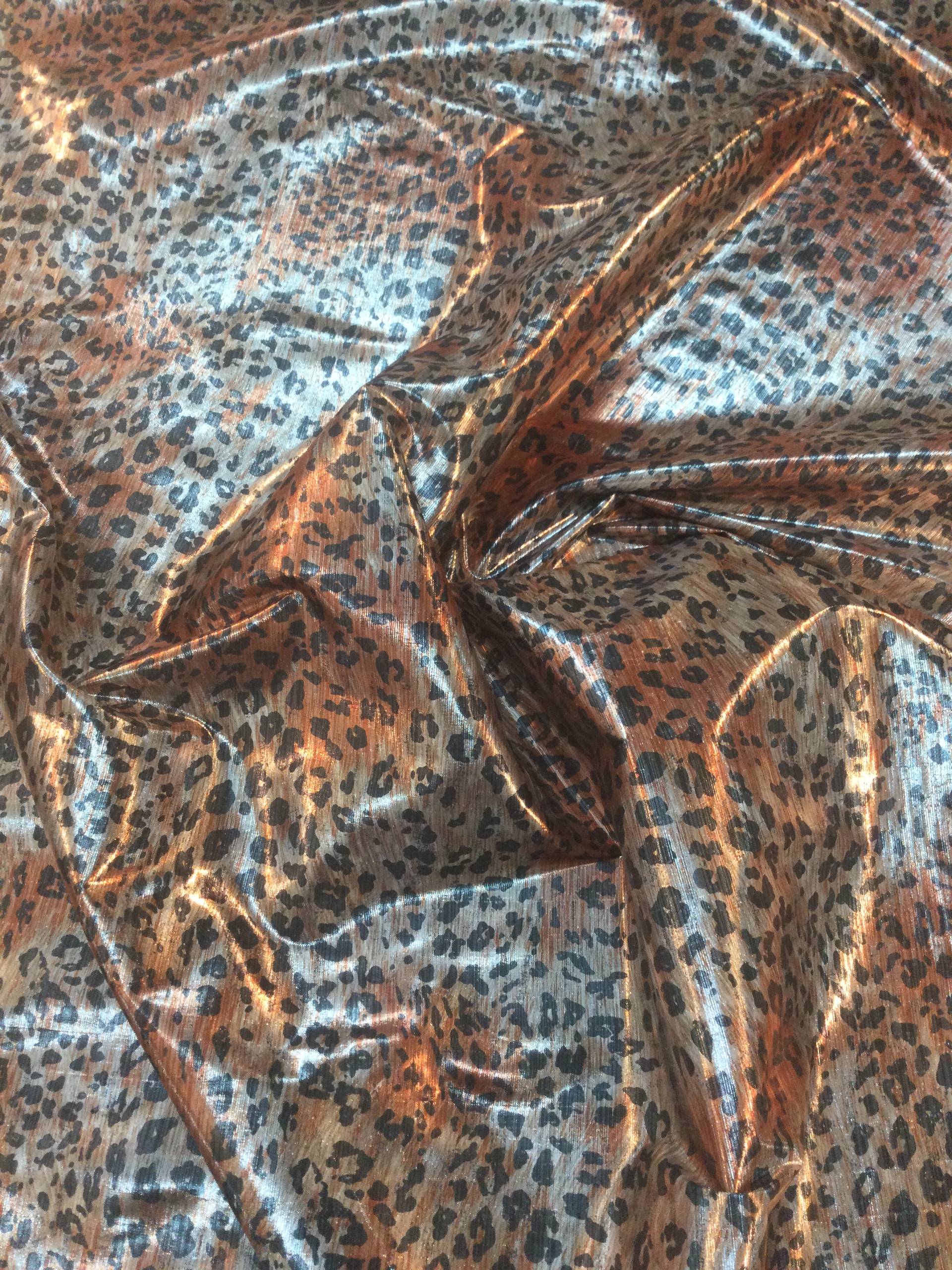 Animal Print Tissue Lame'
