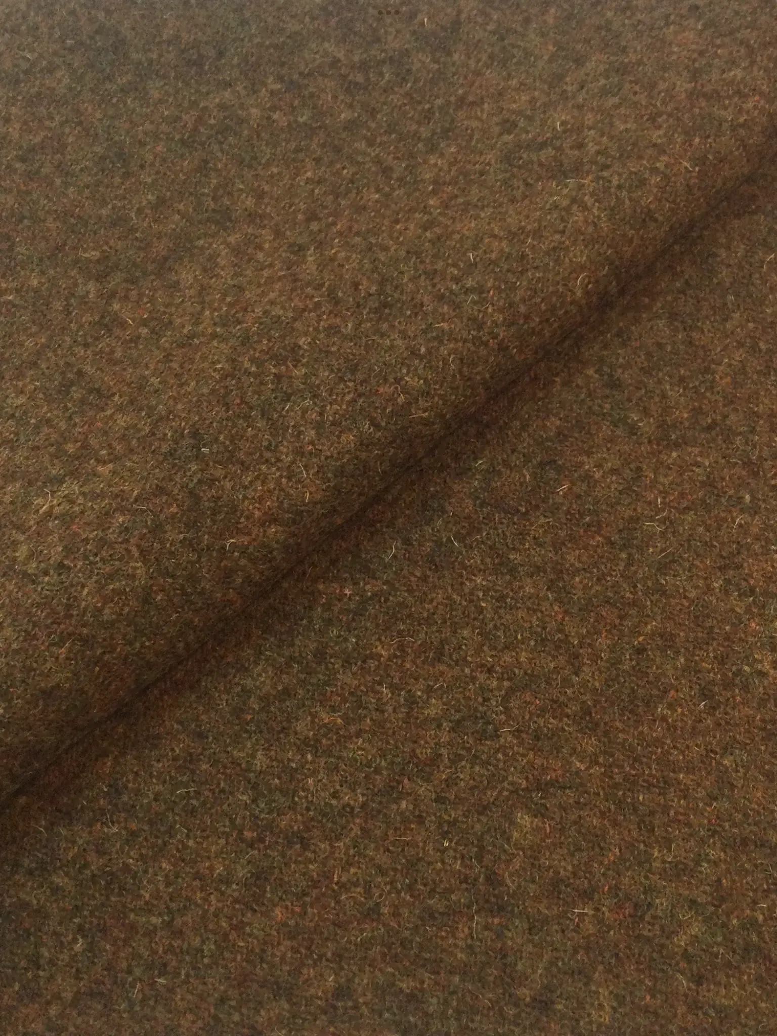 Scottish Wool Harris Tweed in Russet