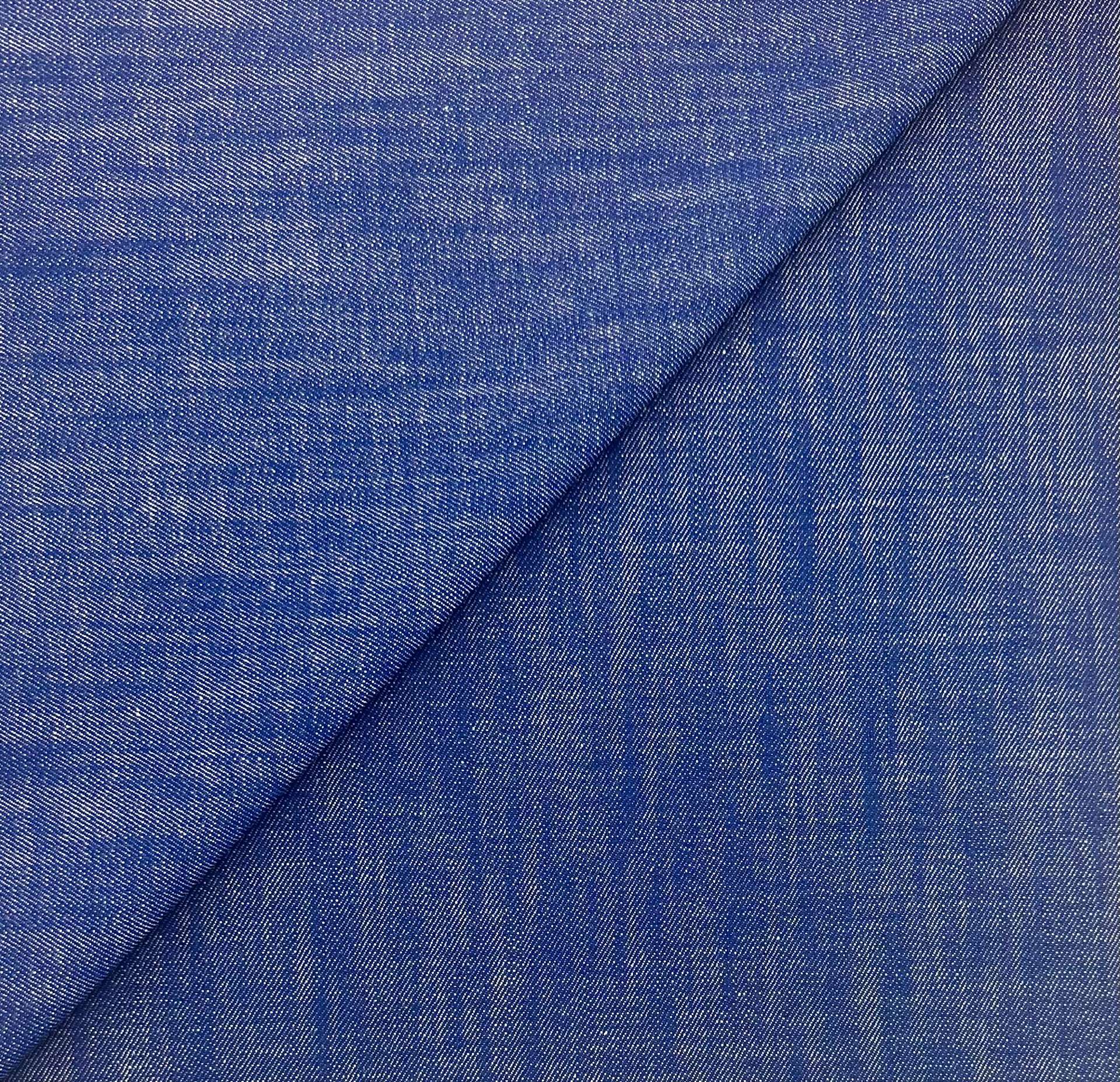 Cotton Denim in Indigo Blue