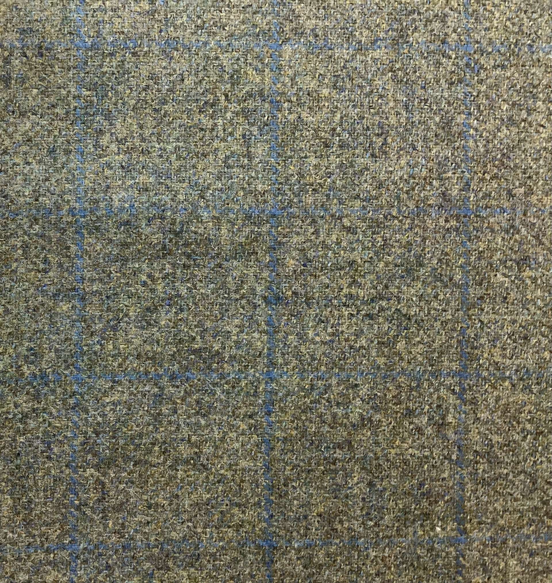 Italian Wool Tweed In Dark Sage
