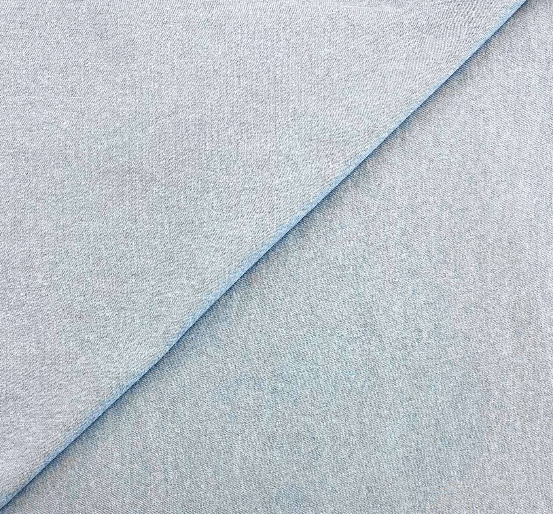 6.5 oz Cotton Denim in Bleach Indigo