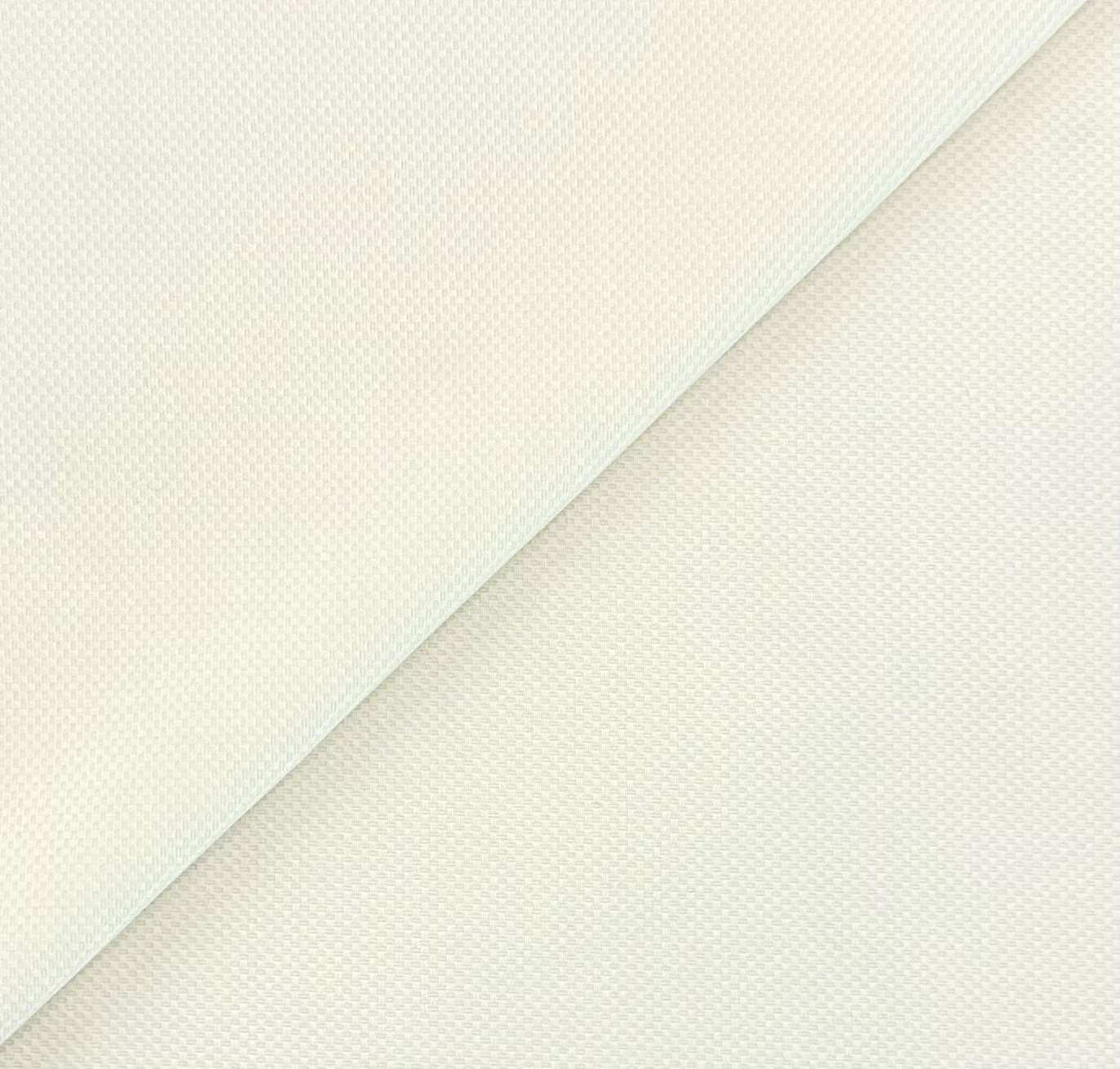 Stretch Cotton Pique in Ivory