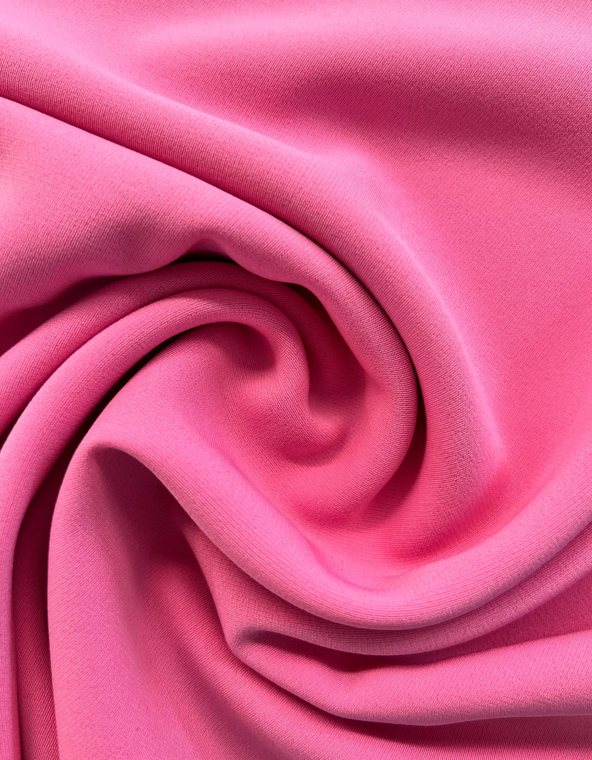 97% Poly 3% Lycra Stretch Crepe Georgette in Pink