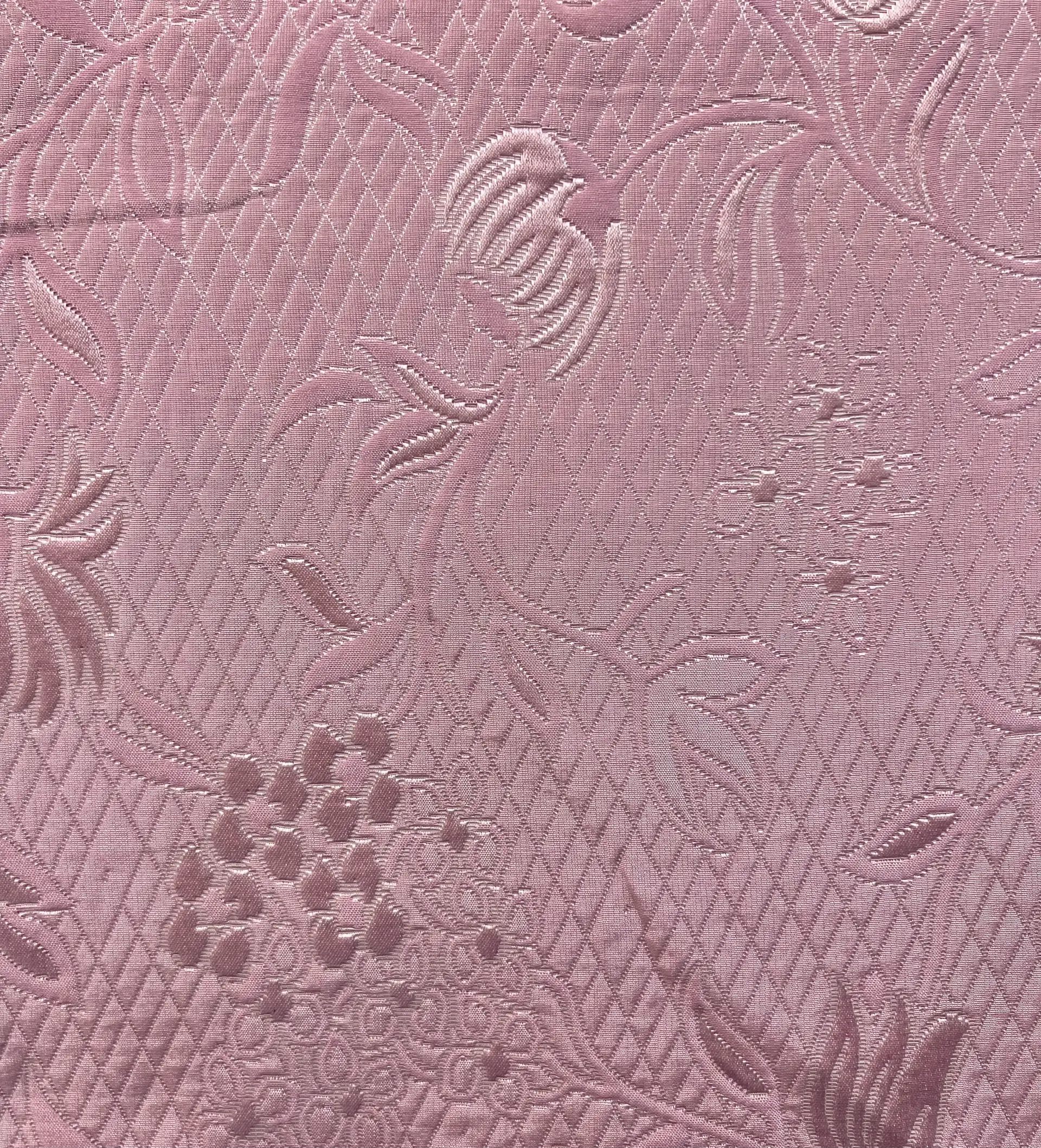 Silk & Viscose Brocade in Pink