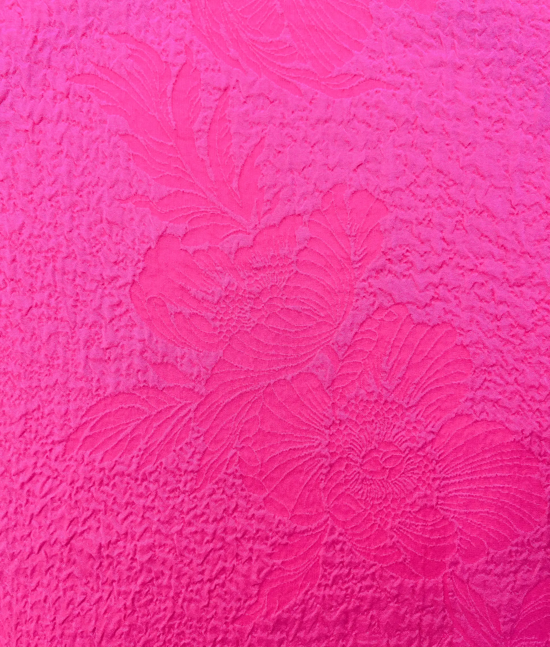 Silk Matelasse in Fuchsia