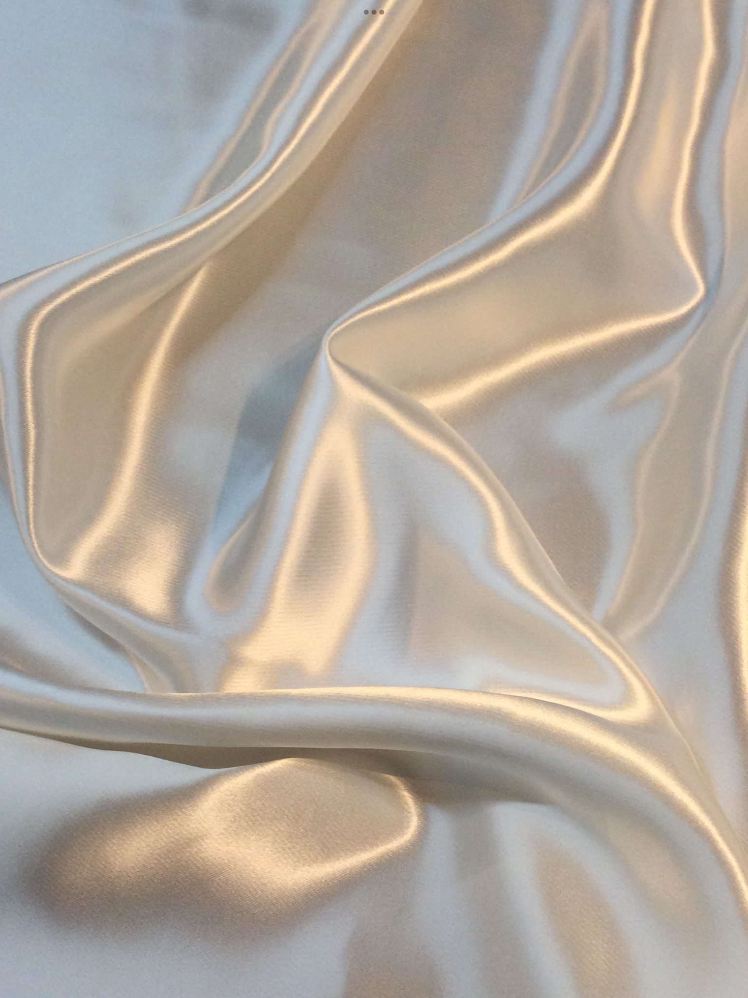 Viscose Crepe Back Satin in Winter White
