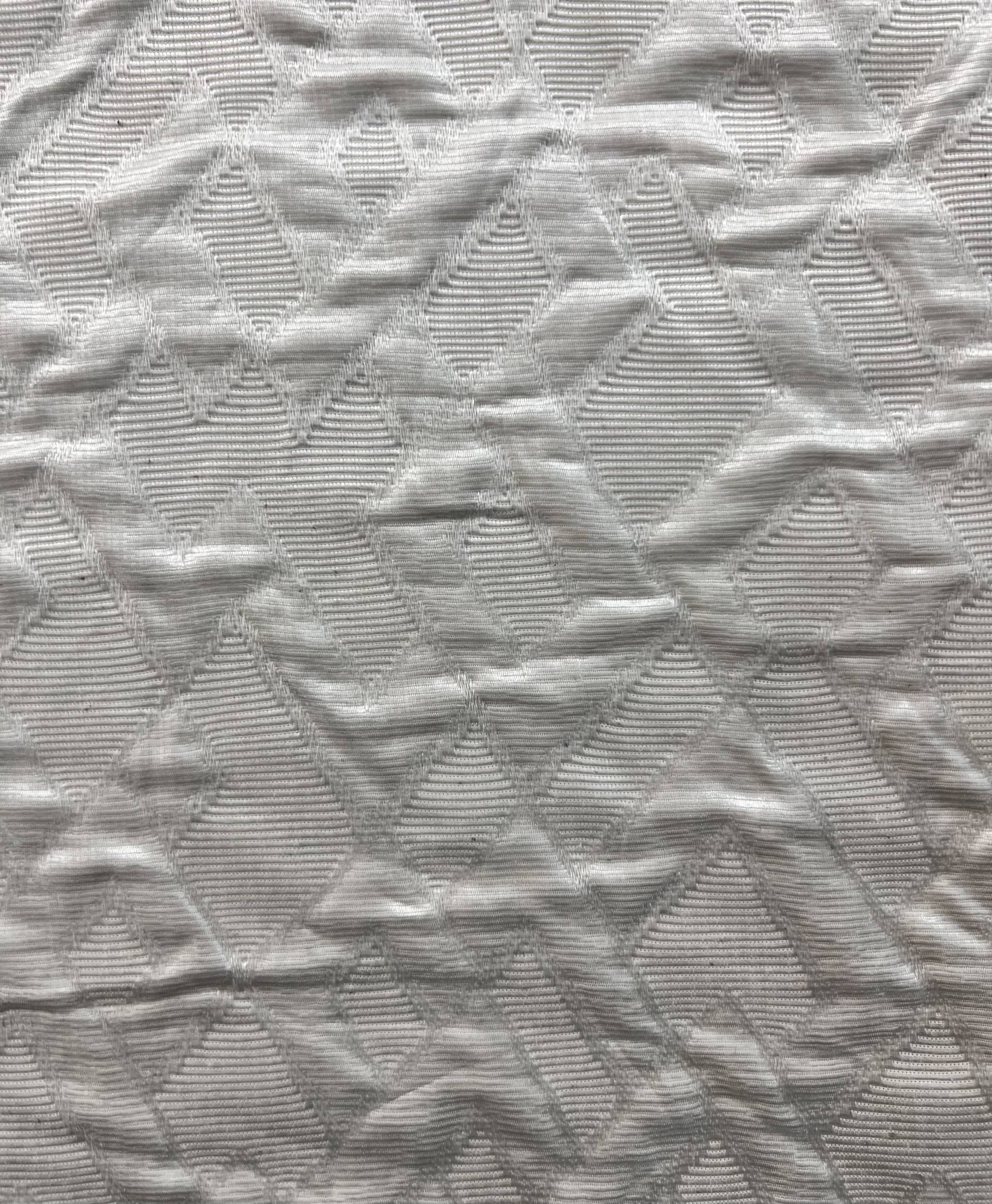 Vintage French Brocade in White