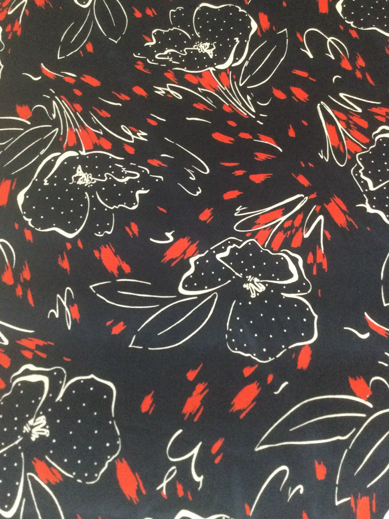 Made in Italy 100% Cotton Printed Velvet