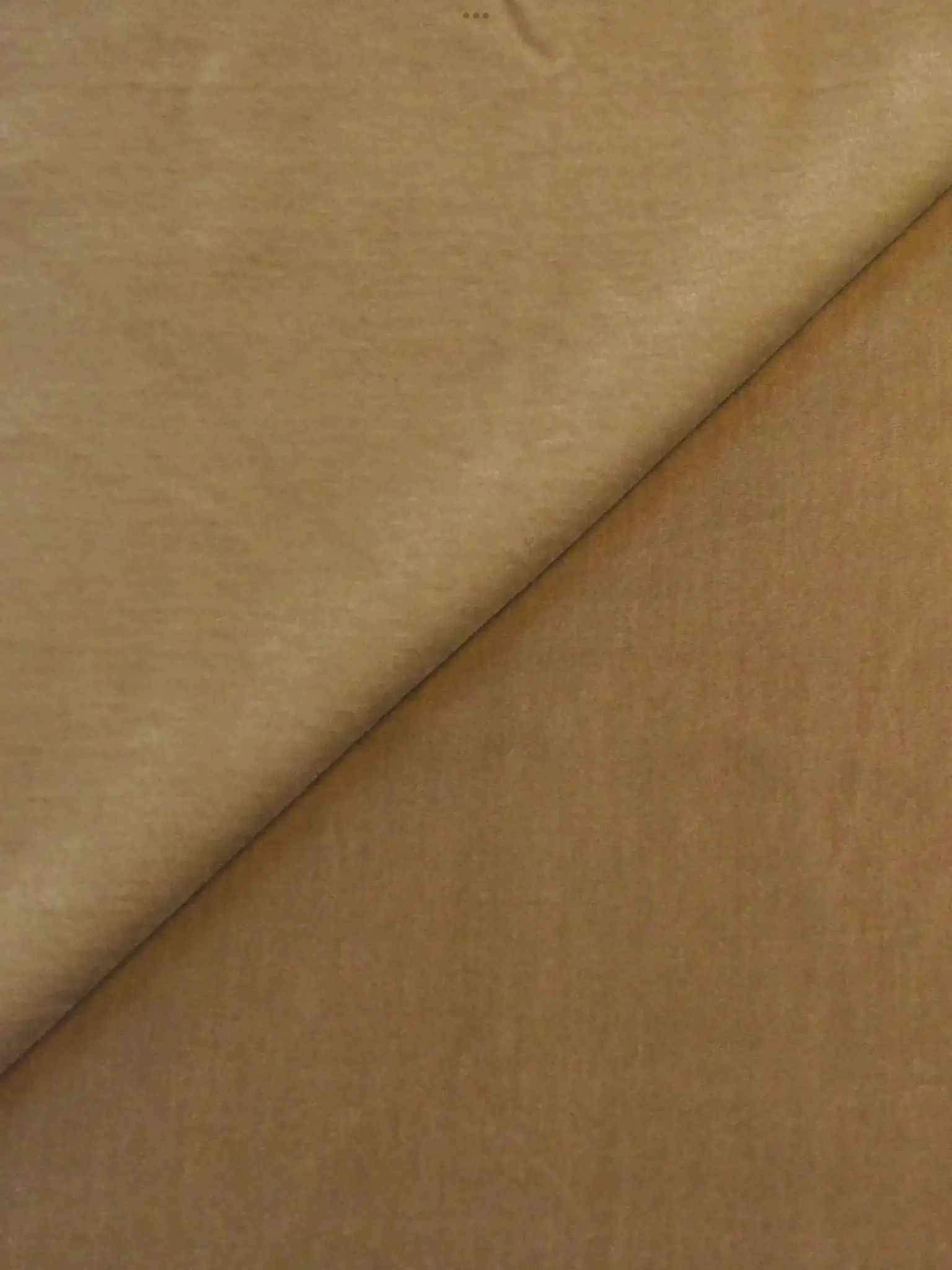 Silk and Rayon Velvet in Khaki