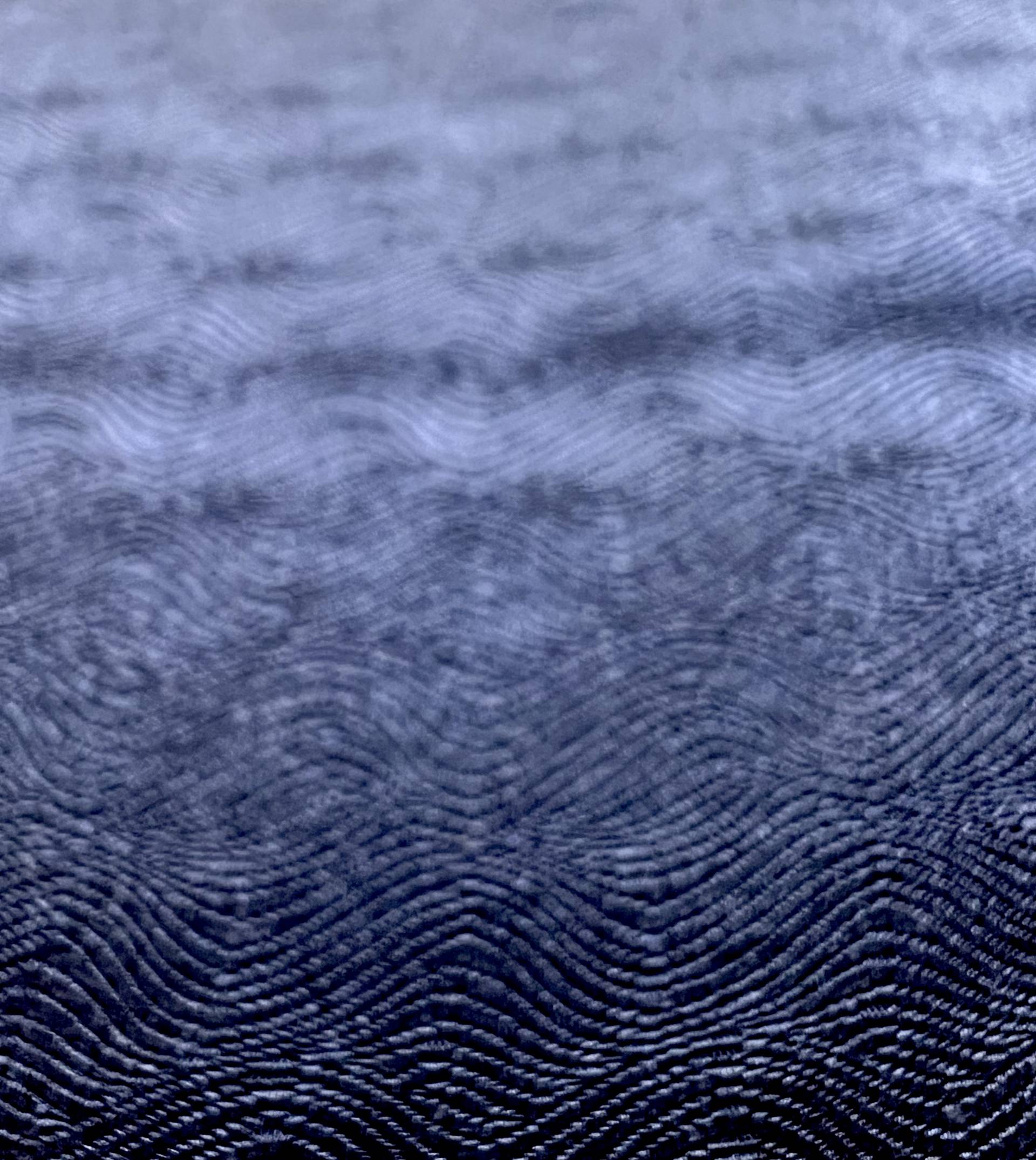 Made in Italy Pure Silk Wave Pattern Jacquard in Ragatta