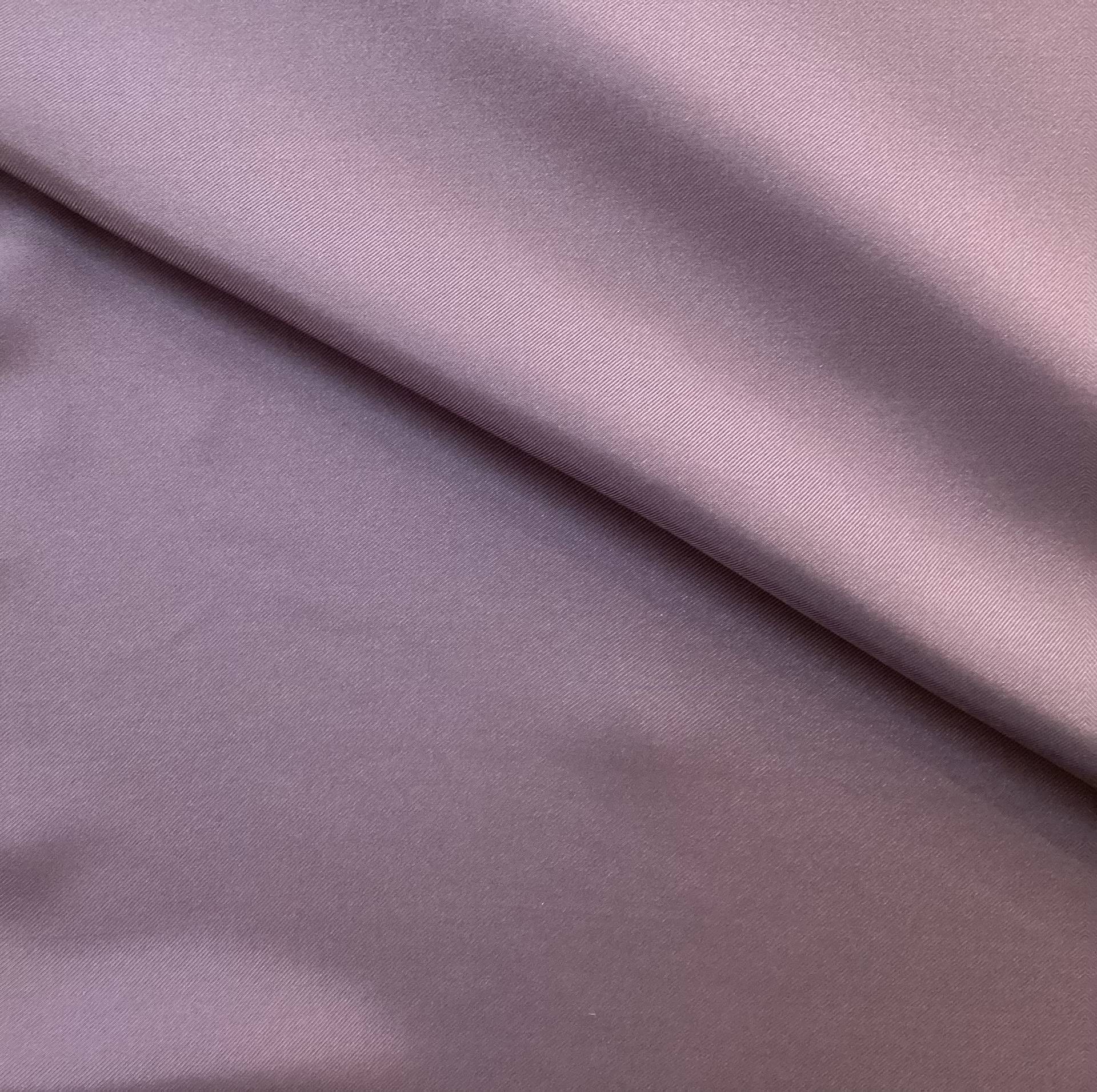 100% Silk Twill In Lilac