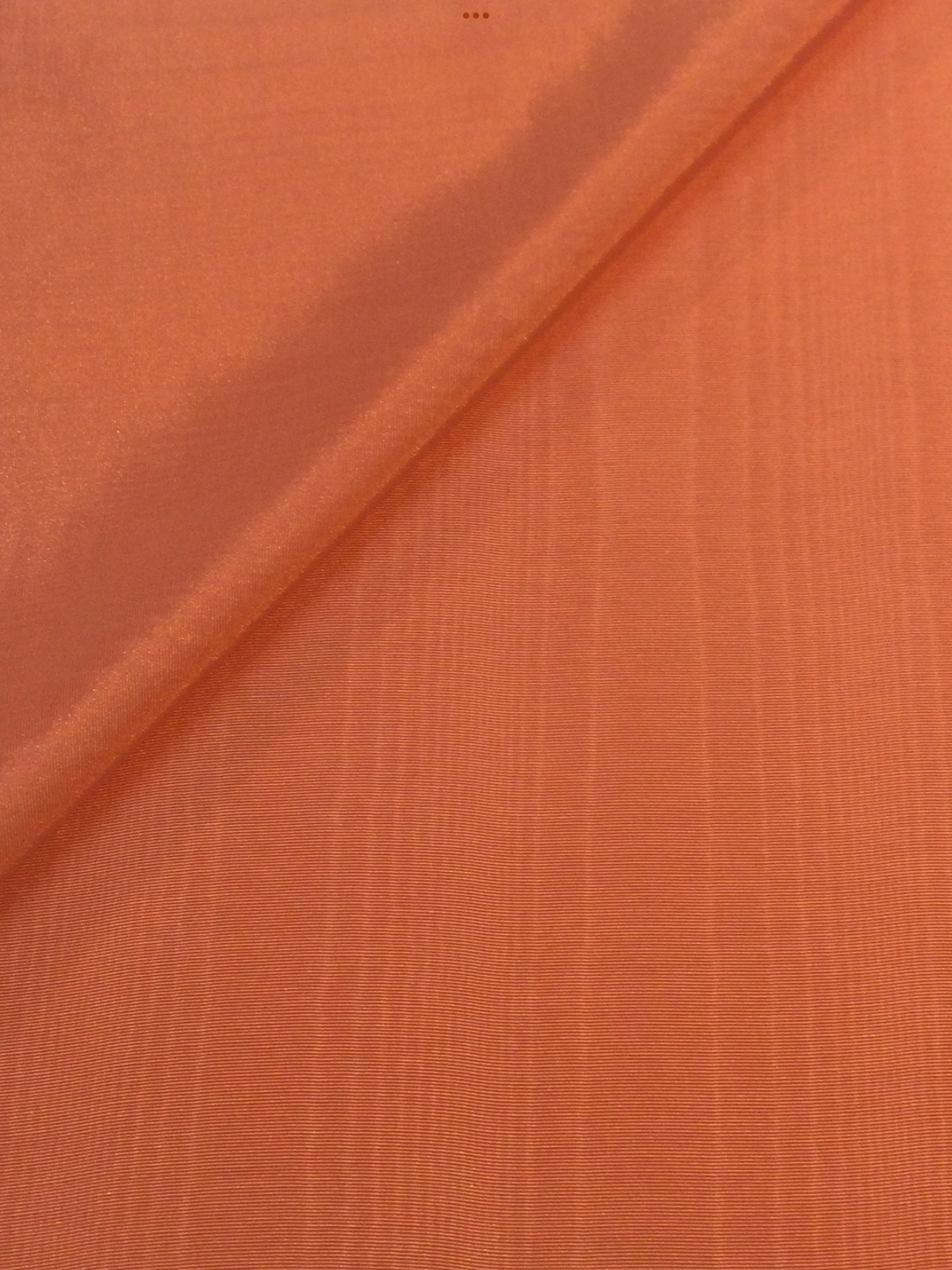 Polyester Moire' Faille in Tangerine