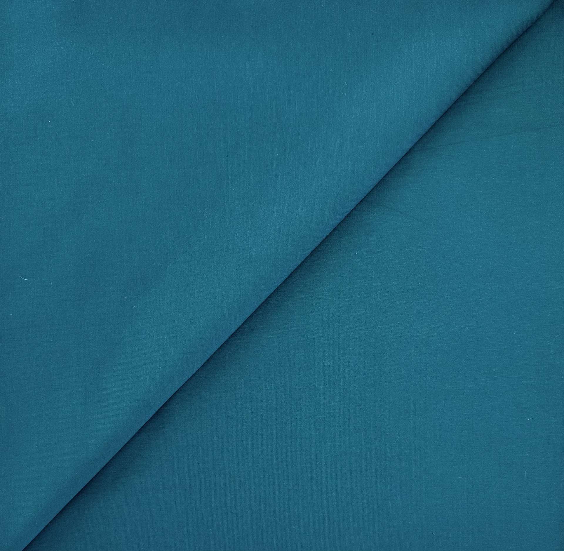 Lightweight Rayon Blend Ponte Knit in Teal