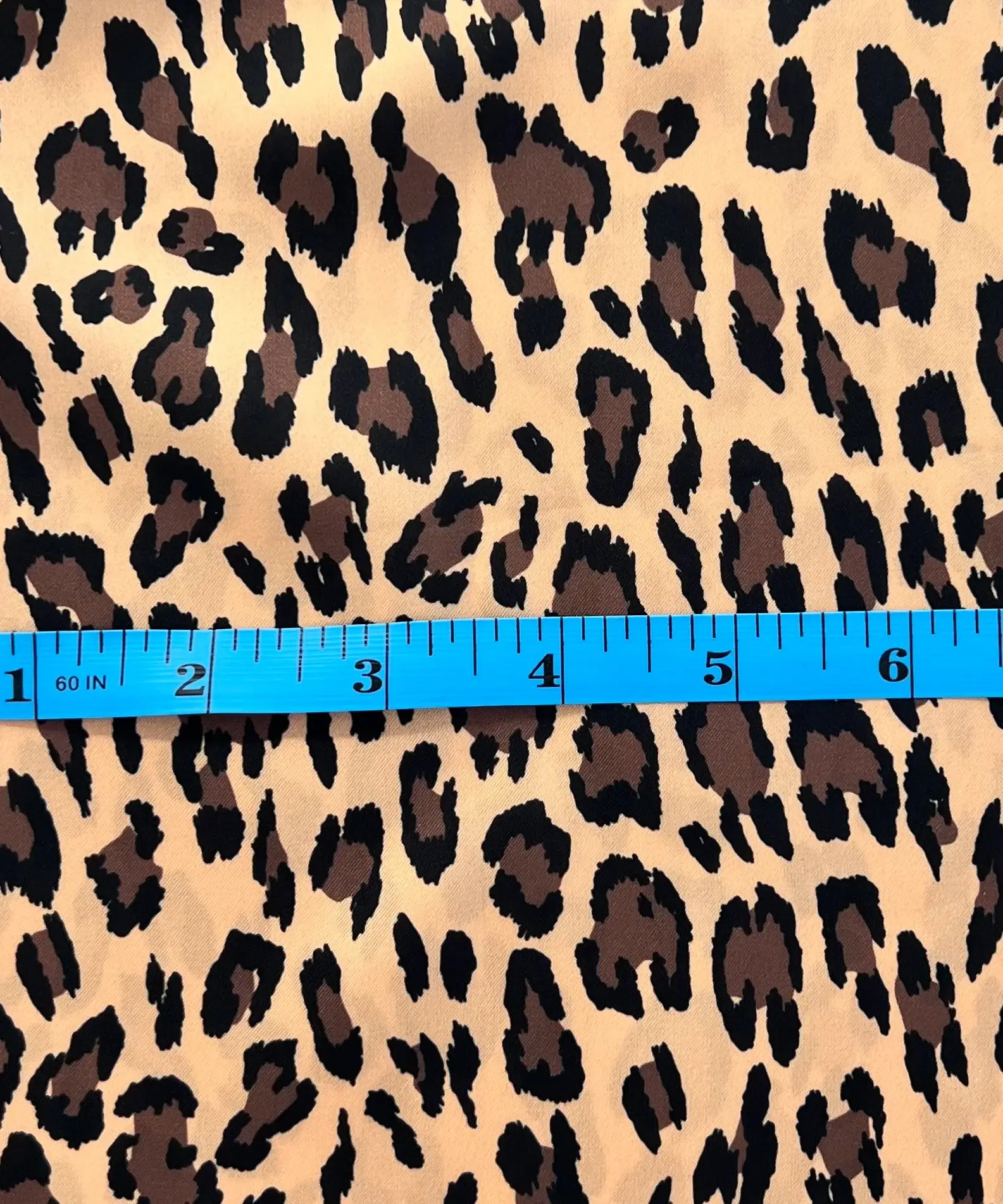 Printed Polyester Charmeuse Big Cat Design
