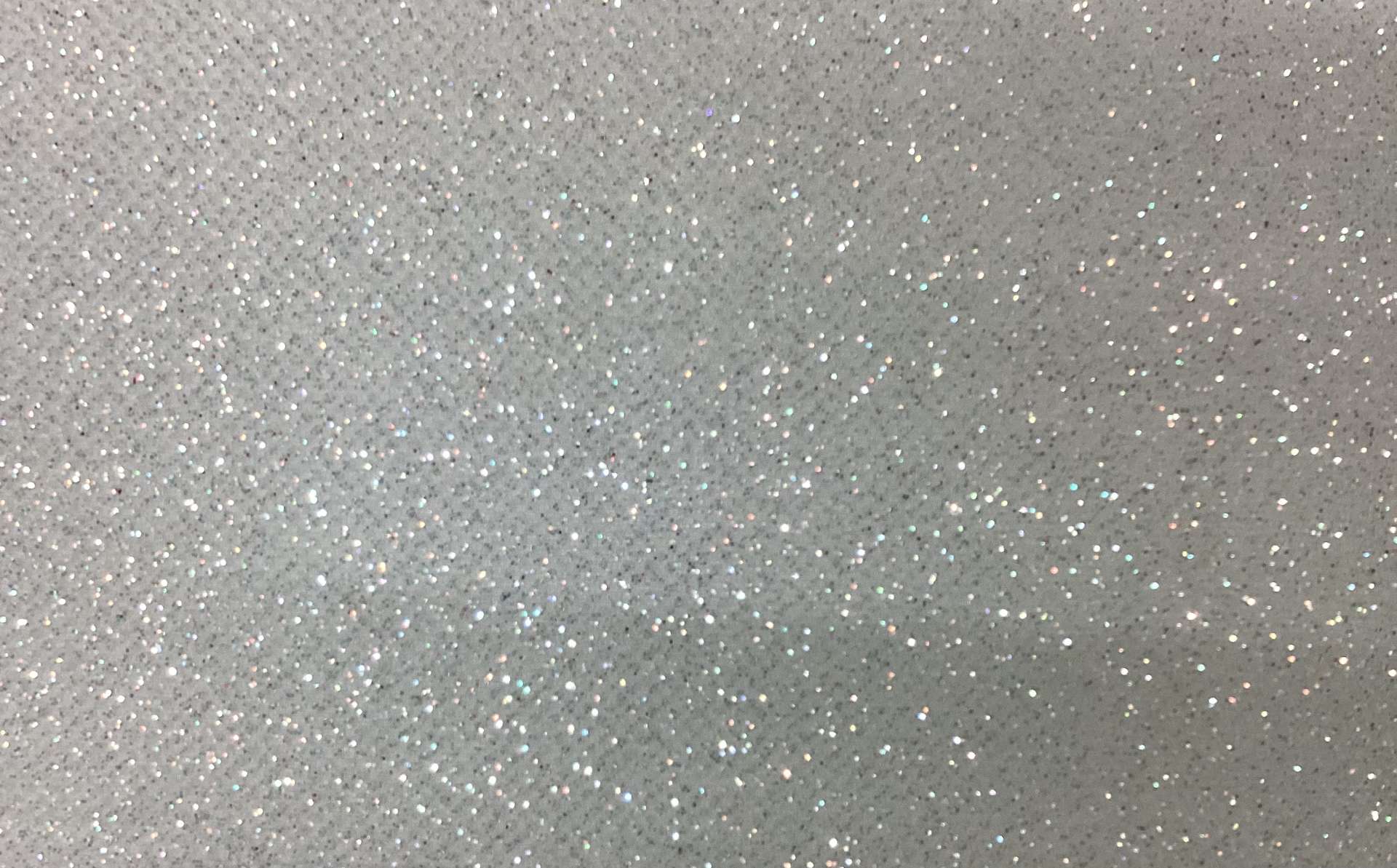 Glitter Mesh in White Iris