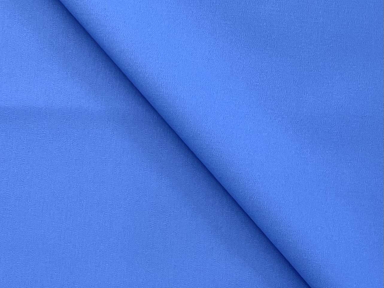 Made in Switzerland Cotton Lycra Bi-Stretch in Electric Blue