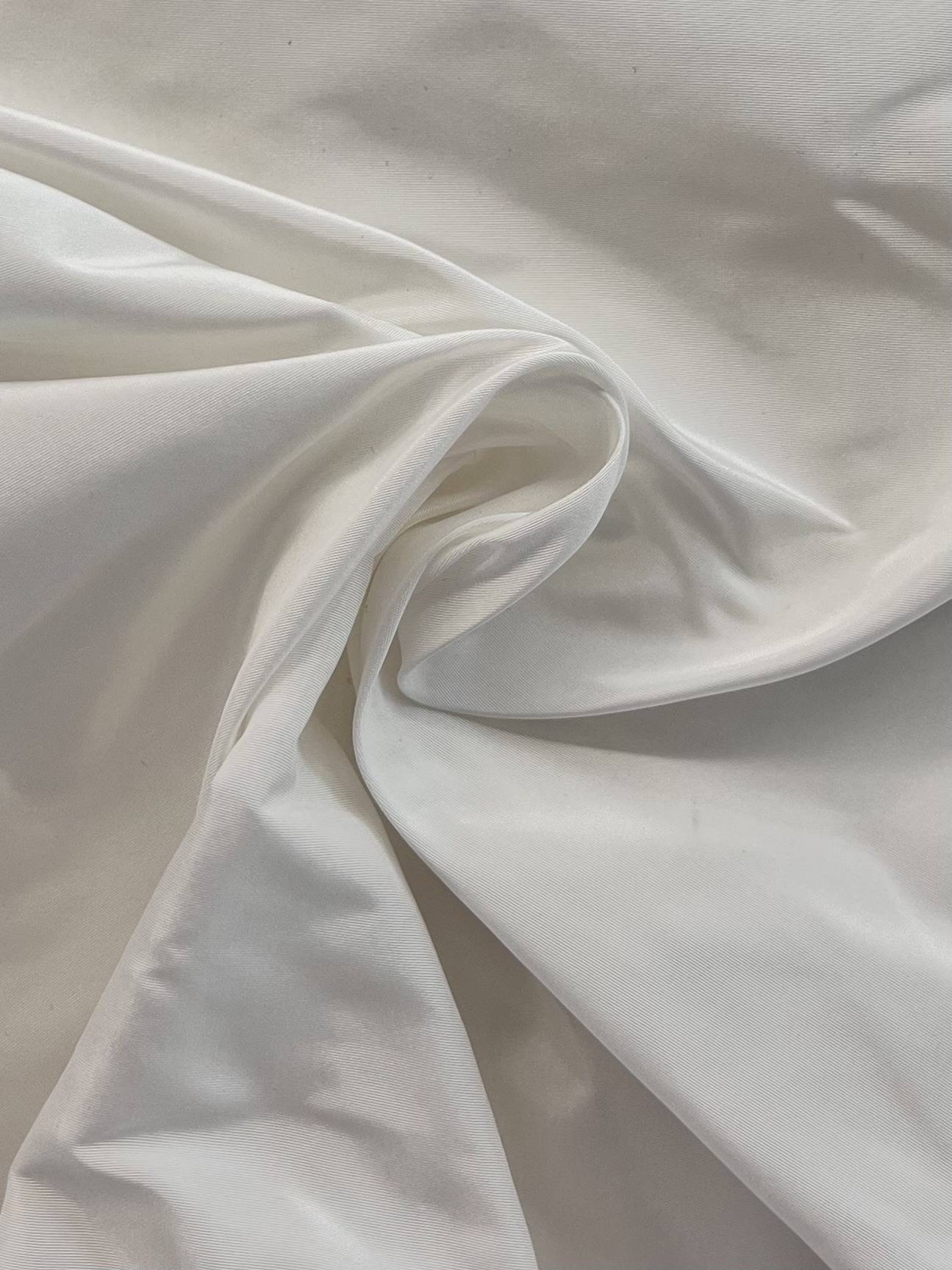 Silk Taffeta in Silk White