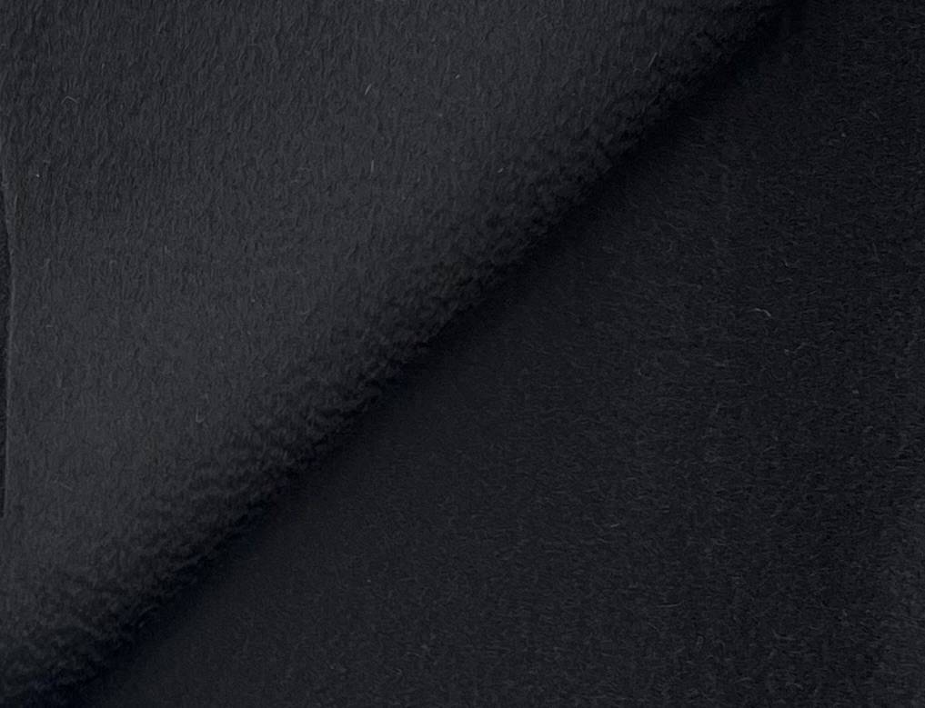 Made in Italy 100% Cashmere Double Face in Black