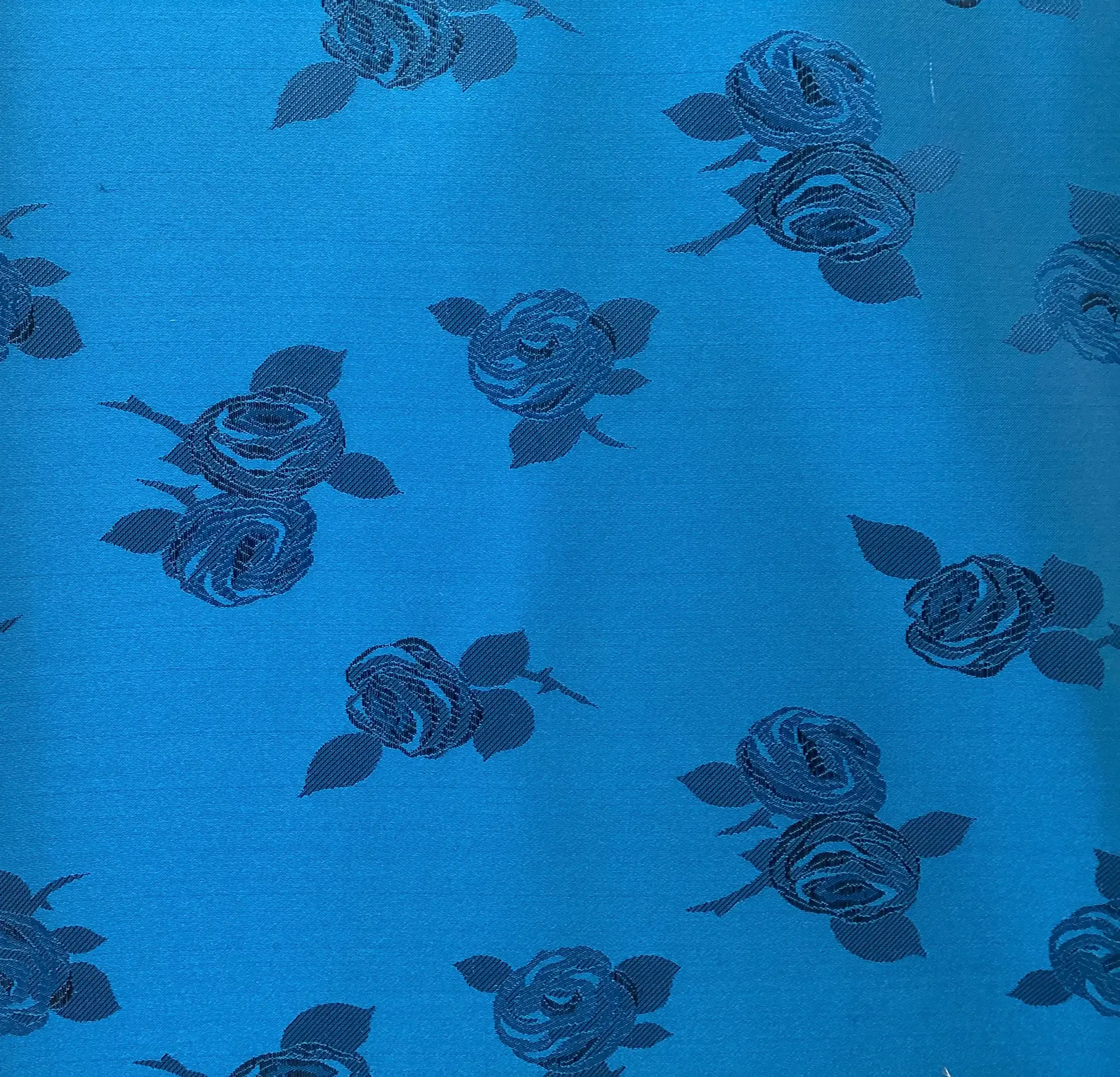 Silk Jacquard in Turquoise